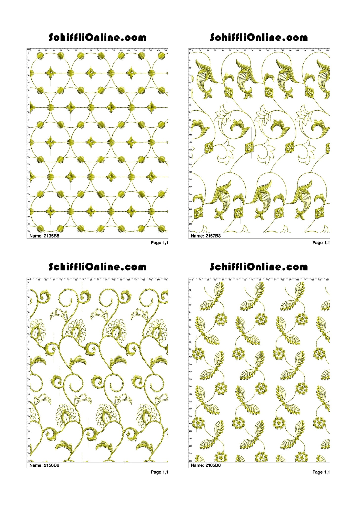 ALLOVER BORER 8X4 VOL 1 - 500 DESIGNS