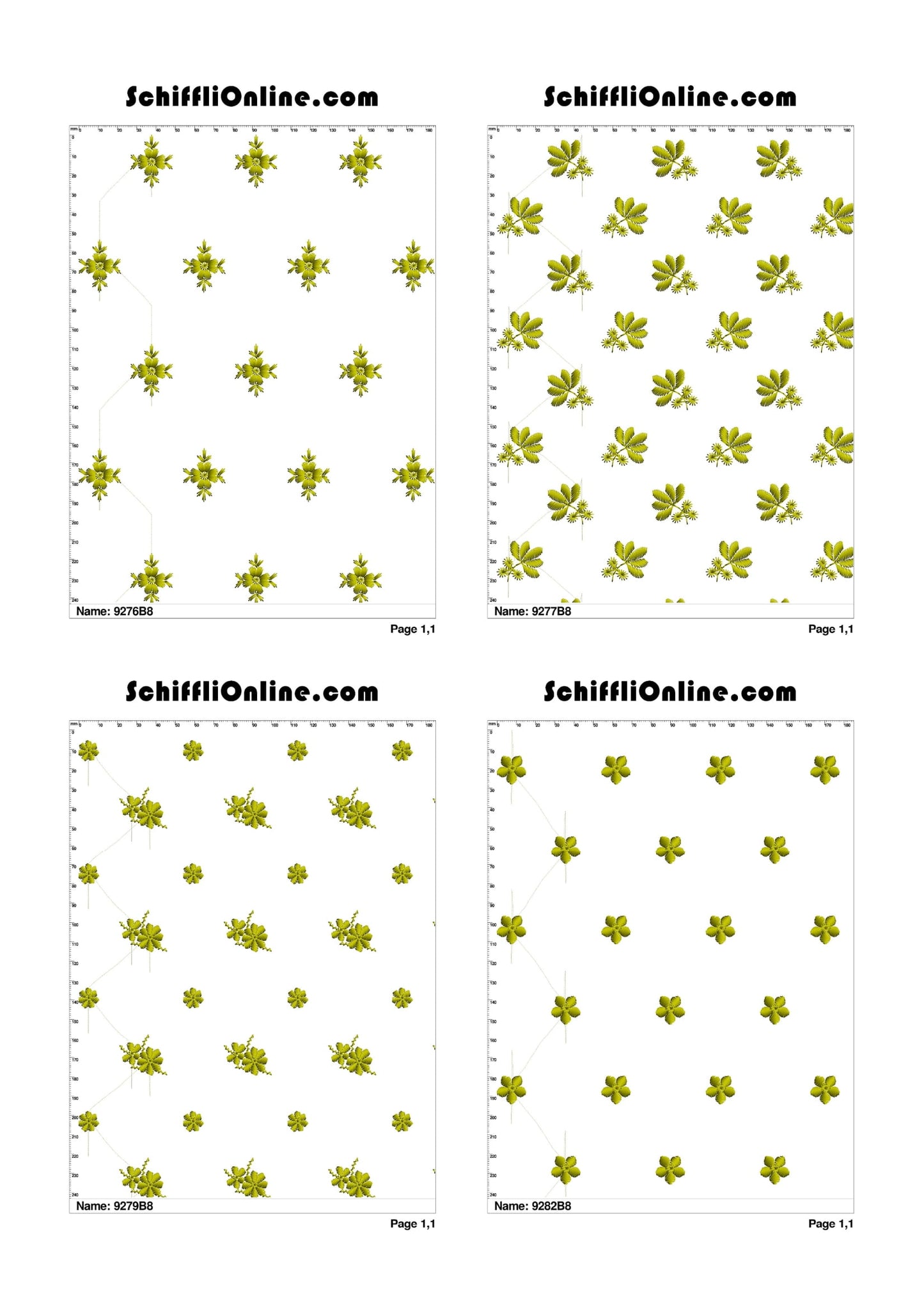 ALLOVER BORER 8X4 VOL 1 - 500 DESIGNS