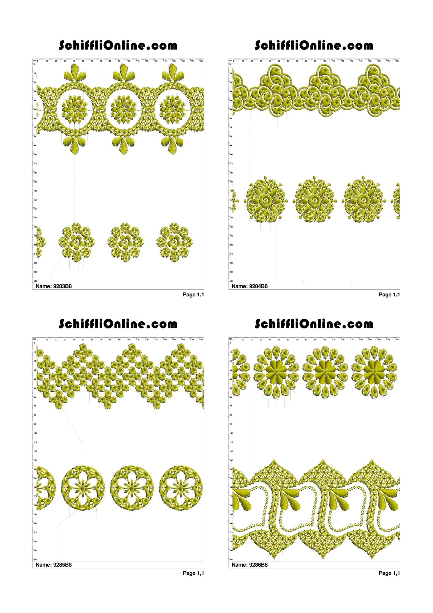 ALLOVER BORER 8X4 VOL 1 - 500 DESIGNS
