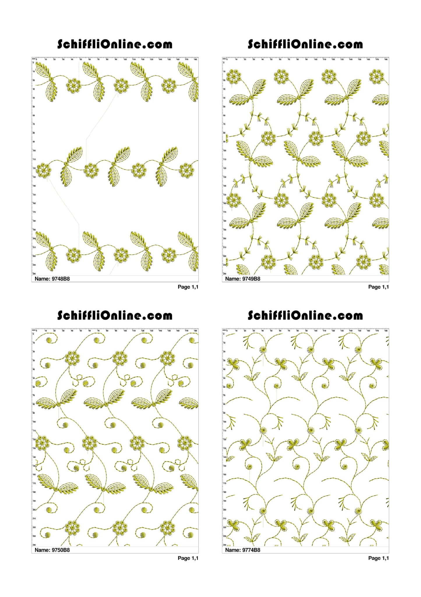 ALLOVER BORER 8X4 VOL 1 - 500 DESIGNS