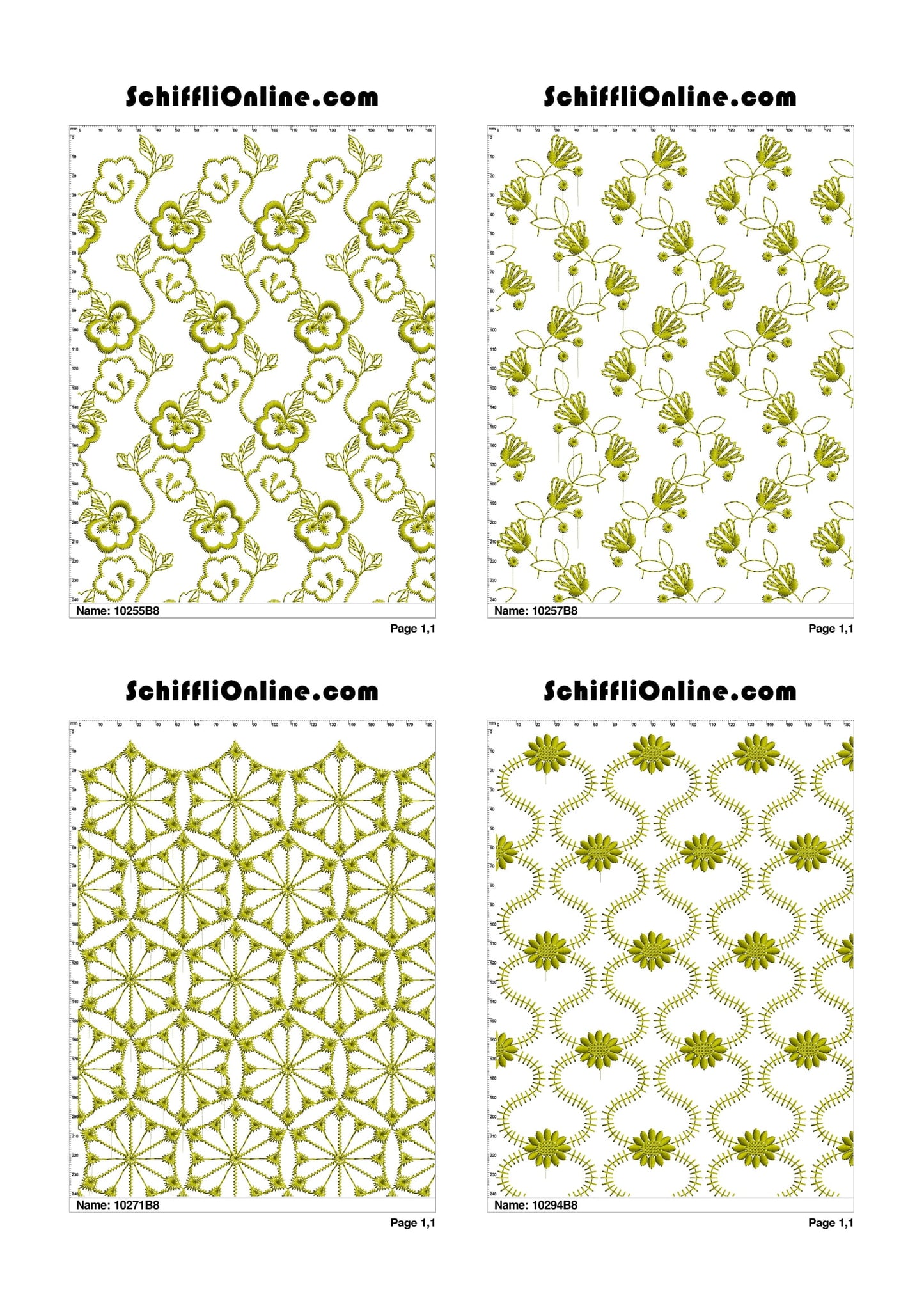 ALLOVER BORER 8X4 VOL 1 - 500 DESIGNS