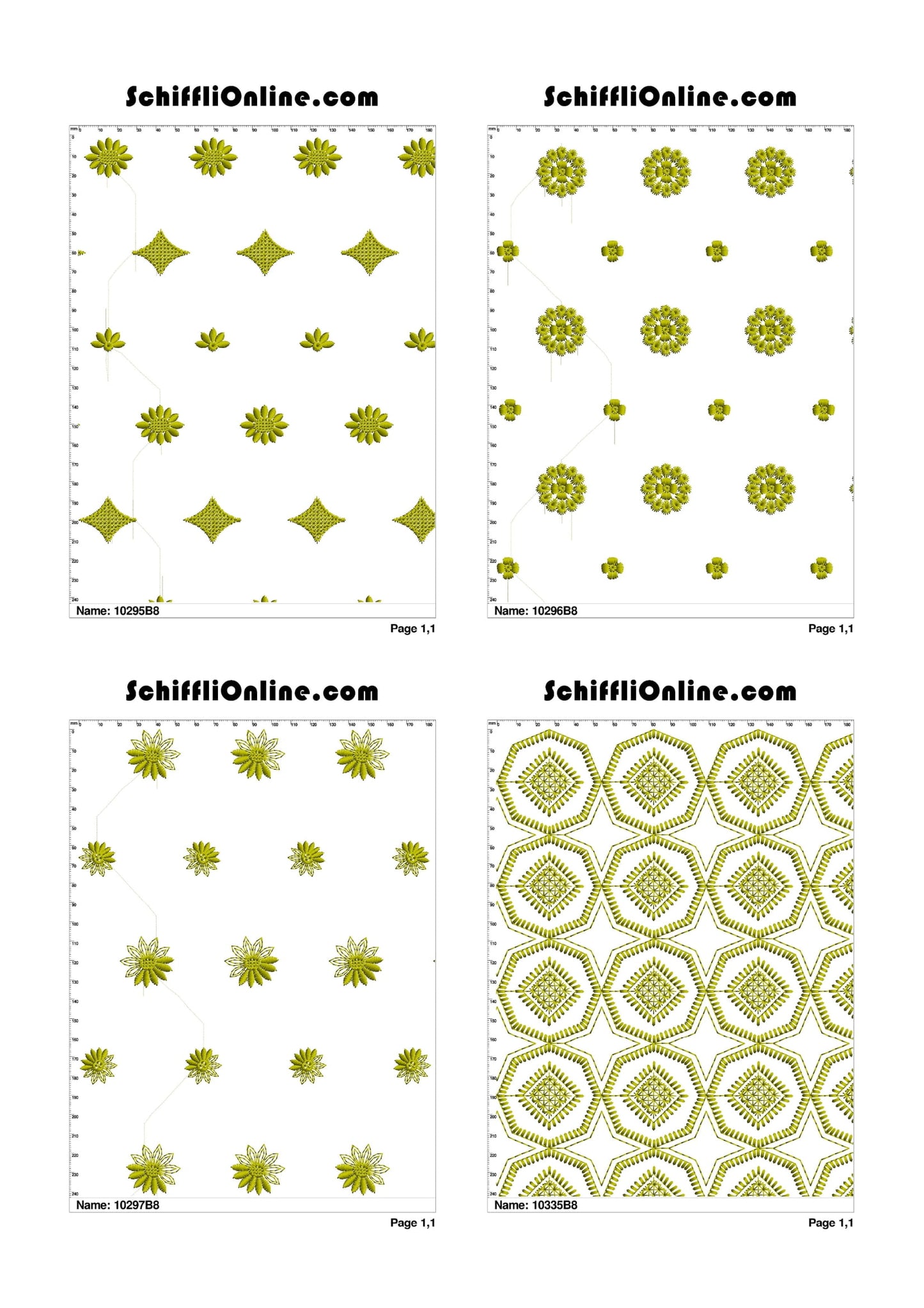 ALLOVER BORER 8X4 VOL 1 - 500 DESIGNS