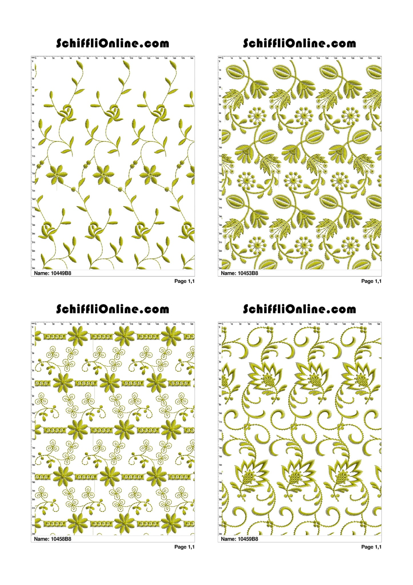 ALLOVER BORER 8X4 VOL 1 - 500 DESIGNS