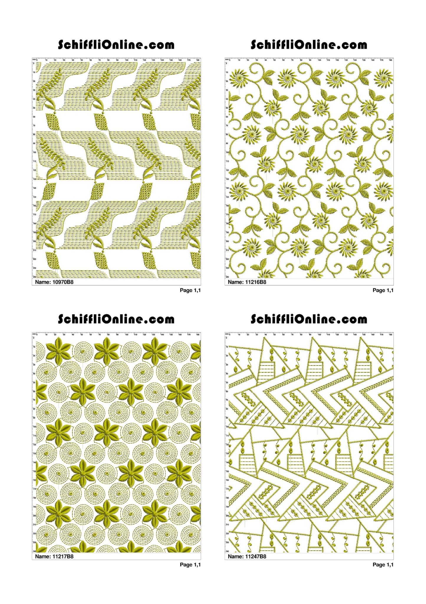 ALLOVER BORER 8X4 VOL 1 - 500 DESIGNS