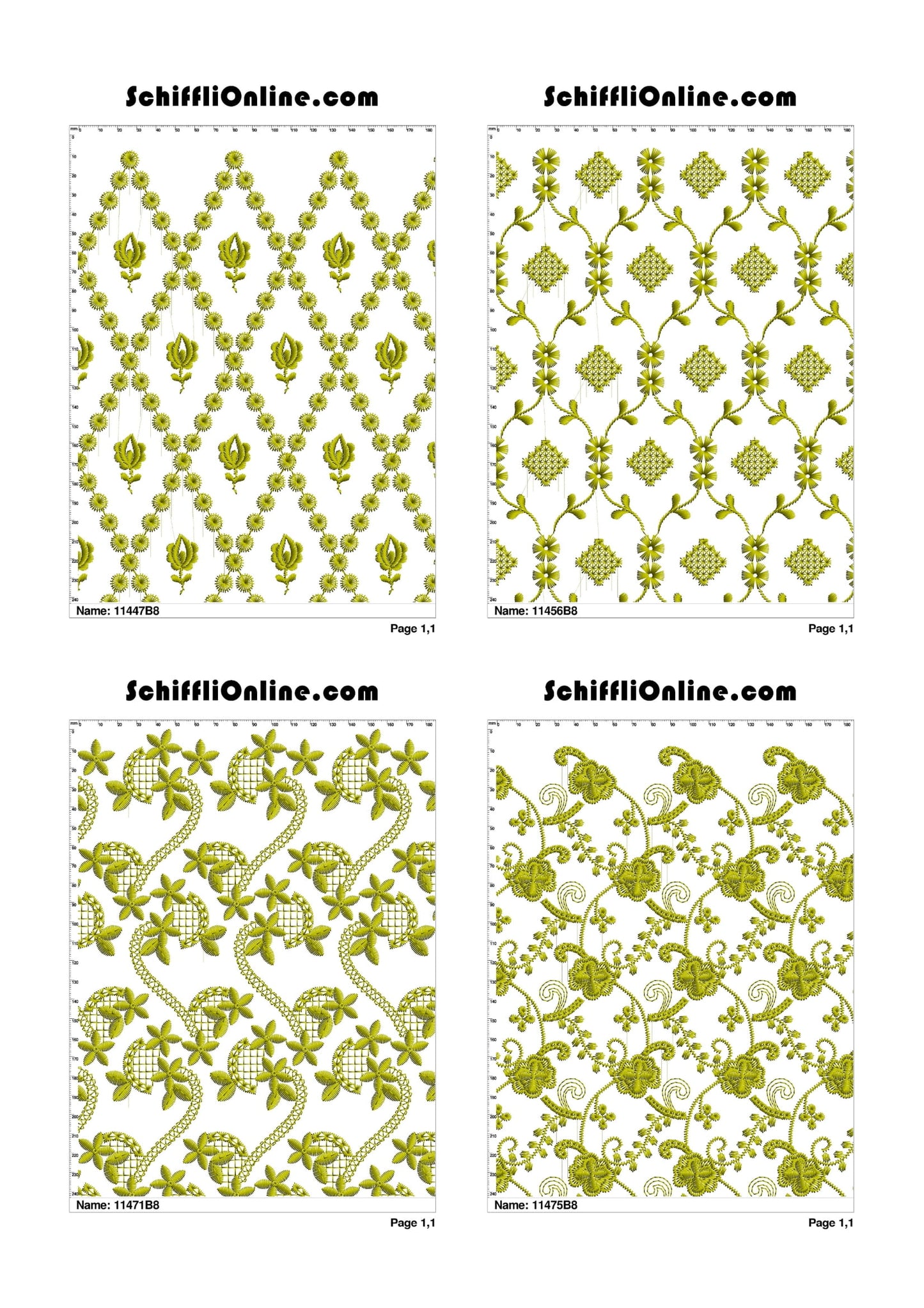 ALLOVER BORER 8X4 VOL 1 - 500 DESIGNS