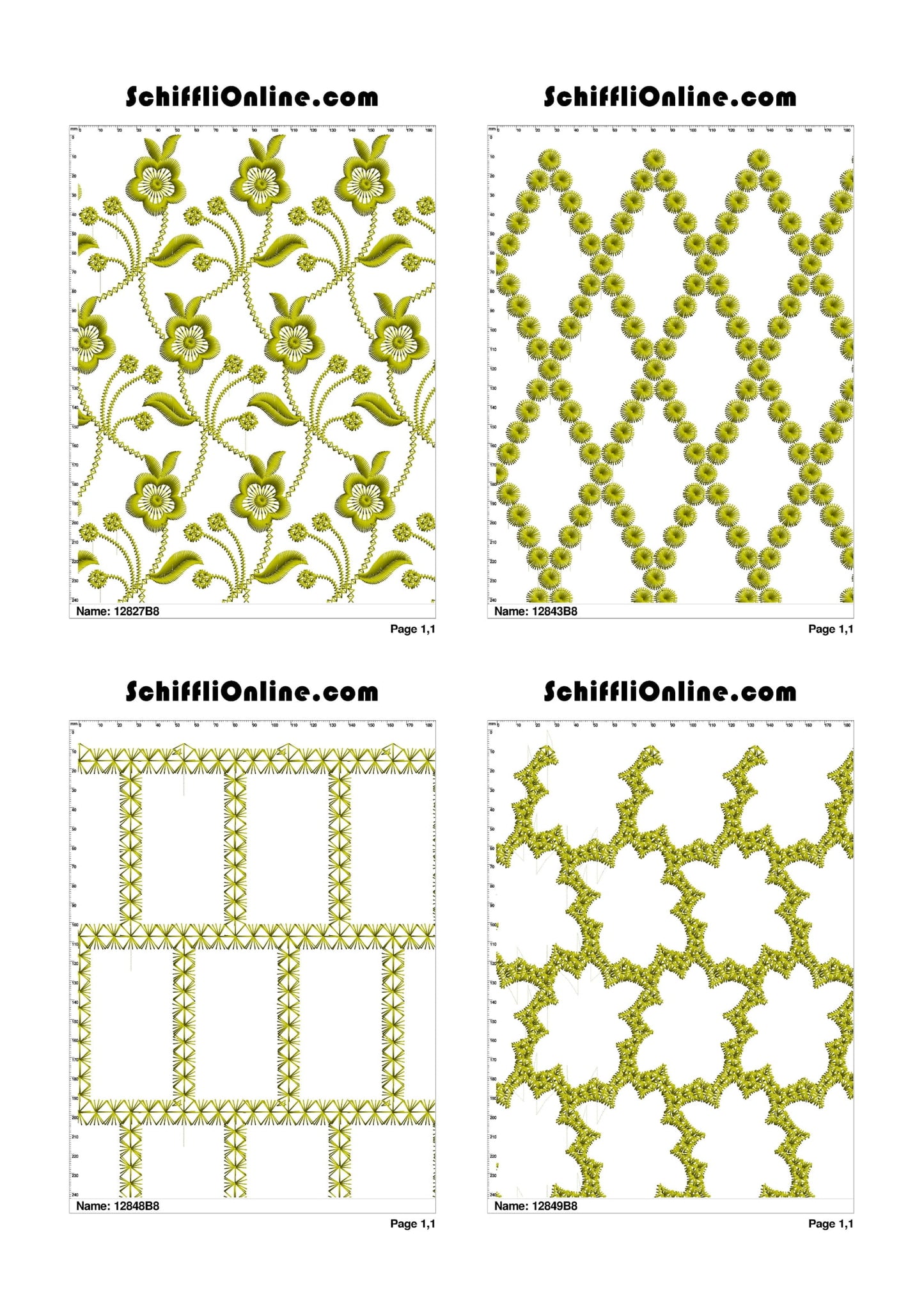 ALLOVER BORER 8X4 VOL 1 - 500 DESIGNS