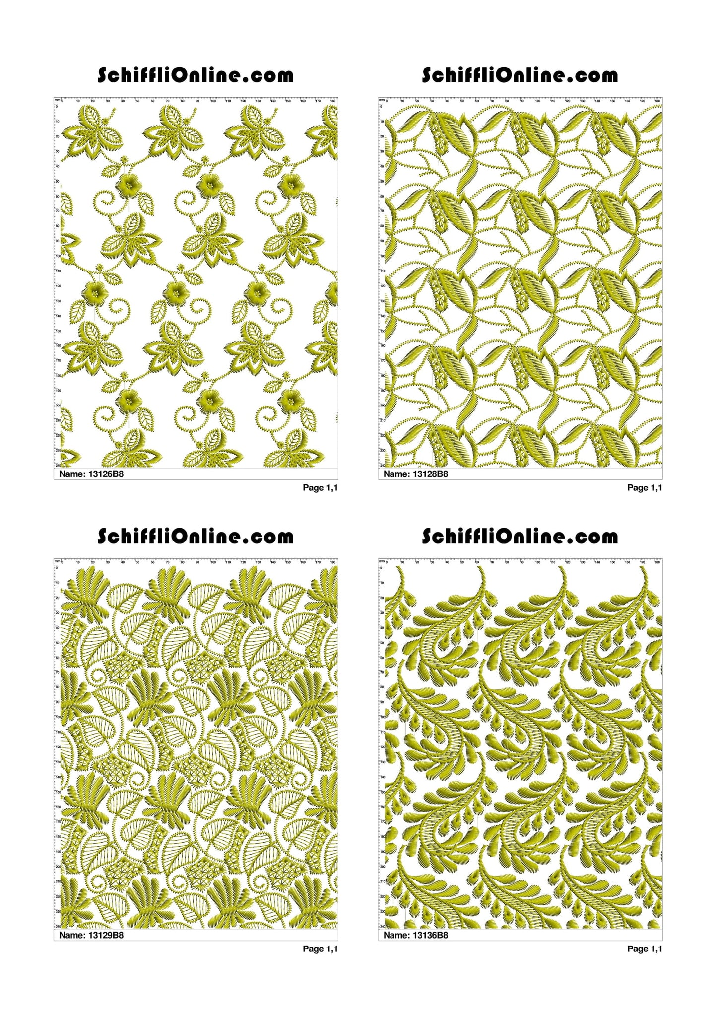 ALLOVER BORER 8X4 VOL 1 - 500 DESIGNS