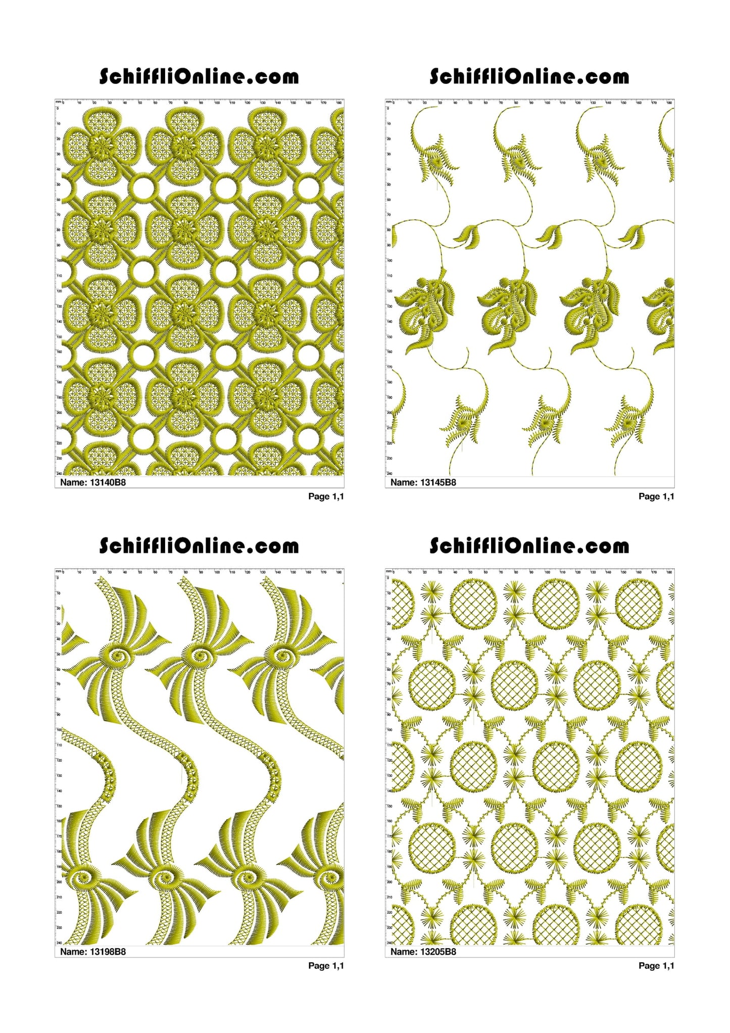 ALLOVER BORER 8X4 VOL 1 - 500 DESIGNS