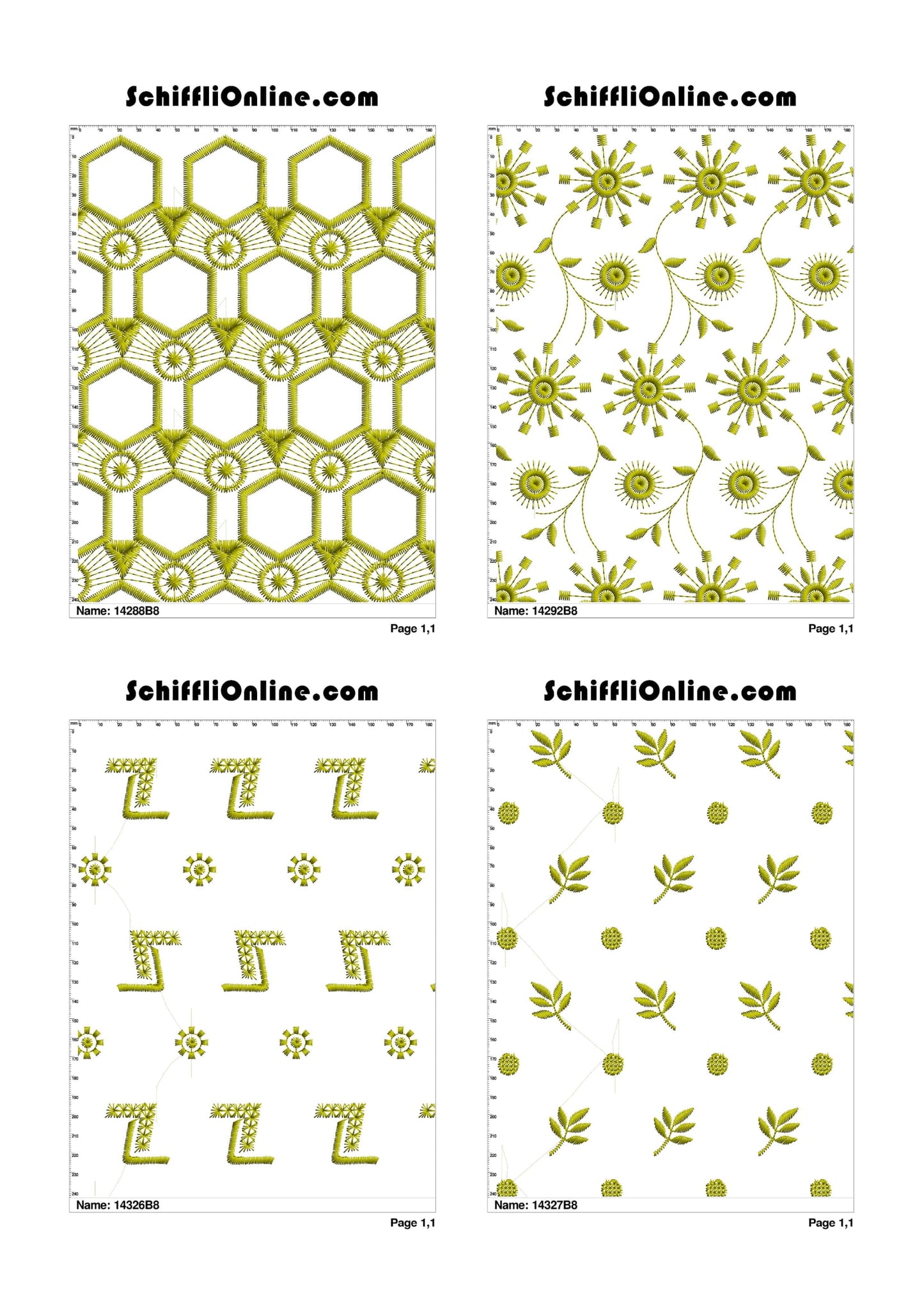 ALLOVER BORER 8X4 VOL 1 - 500 DESIGNS