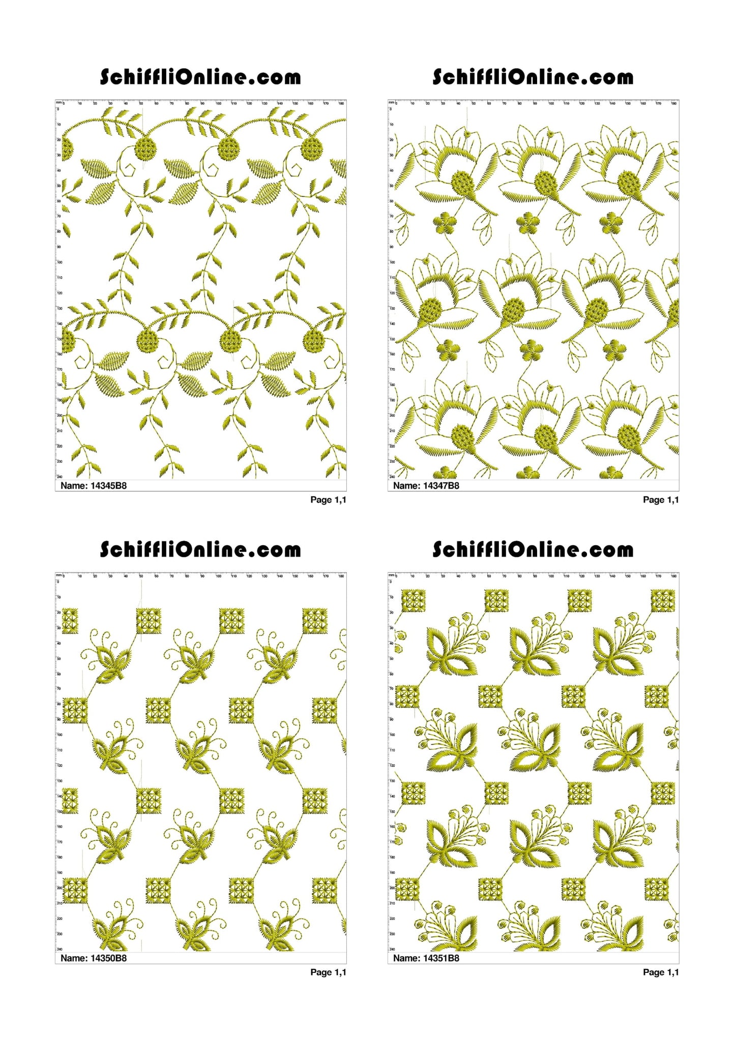 ALLOVER BORER 8X4 VOL 1 - 500 DESIGNS