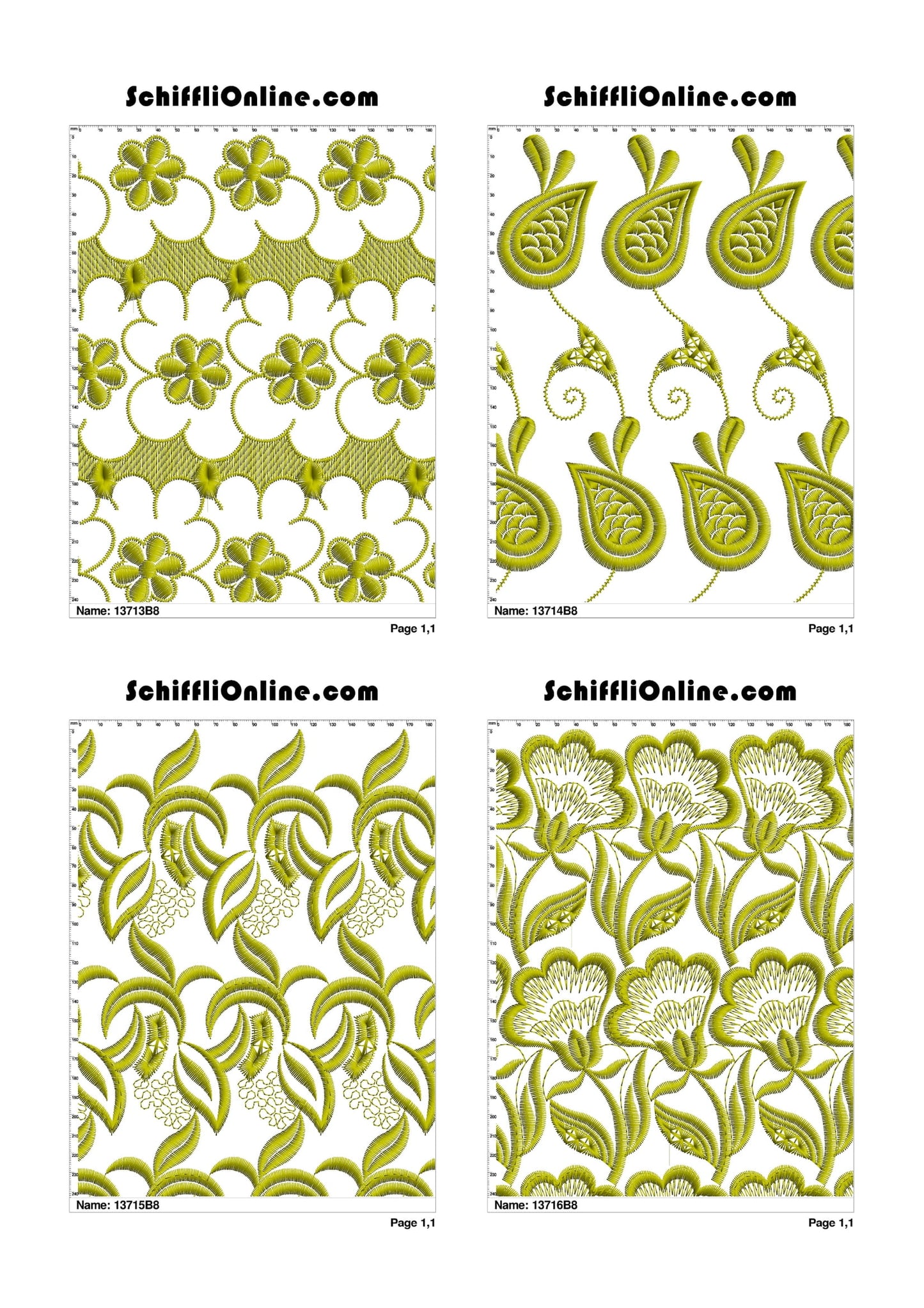 ALLOVER BORER 8X4 VOL 1 - 500 DESIGNS