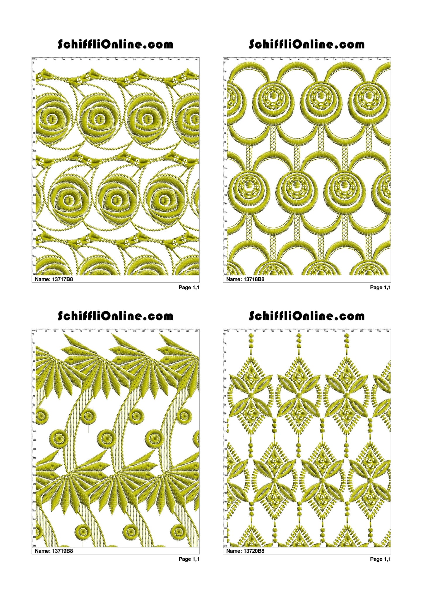 ALLOVER BORER 8X4 VOL 1 - 500 DESIGNS