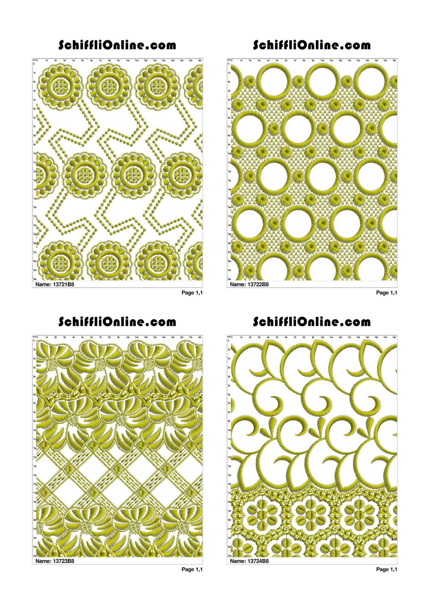 ALLOVER BORER 8X4 VOL 1 - 500 DESIGNS