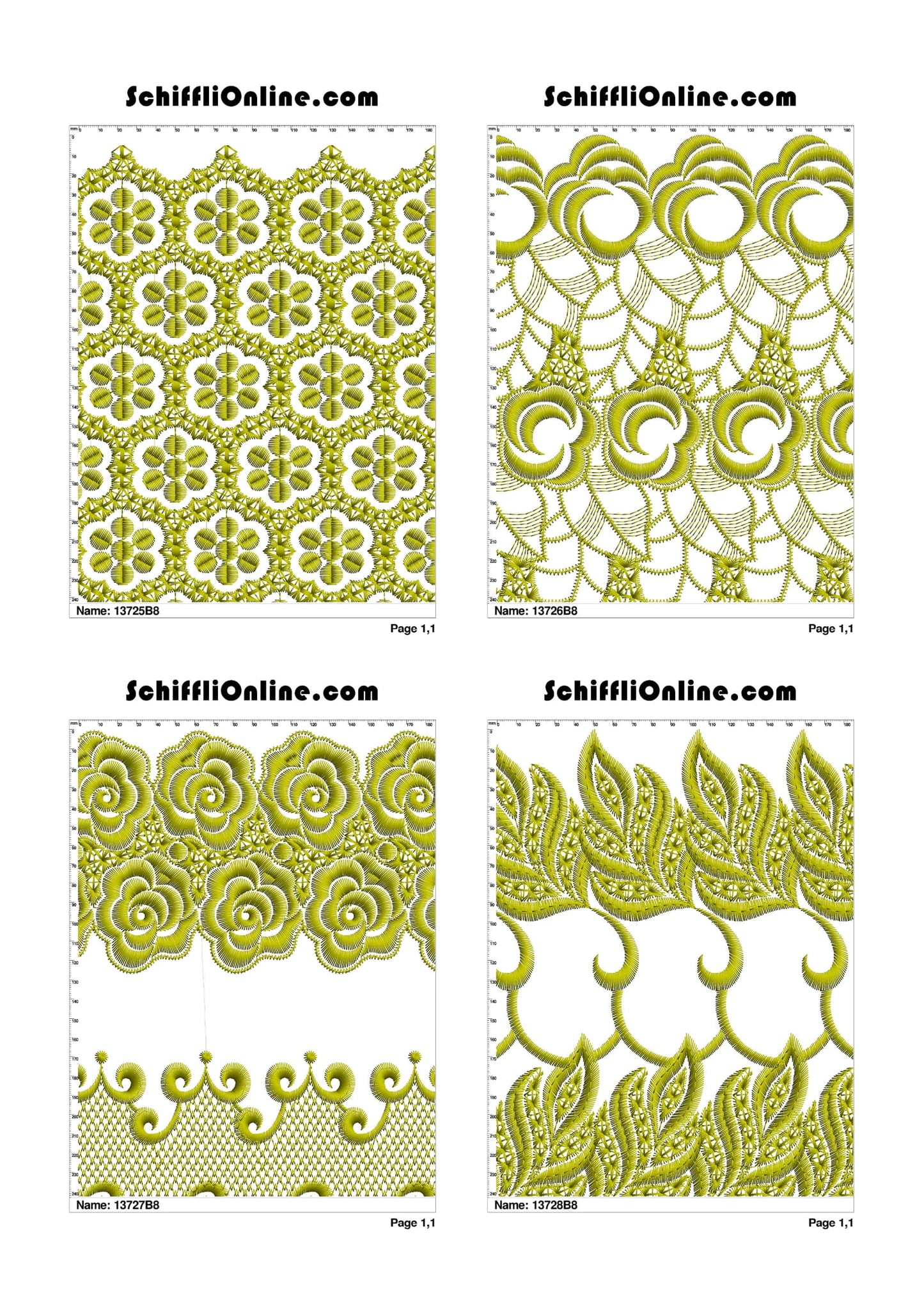 ALLOVER BORER 8X4 VOL 1 - 500 DESIGNS