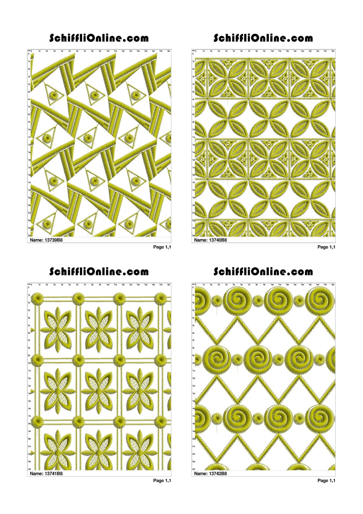 ALLOVER BORER 8X4 VOL 1 - 500 DESIGNS