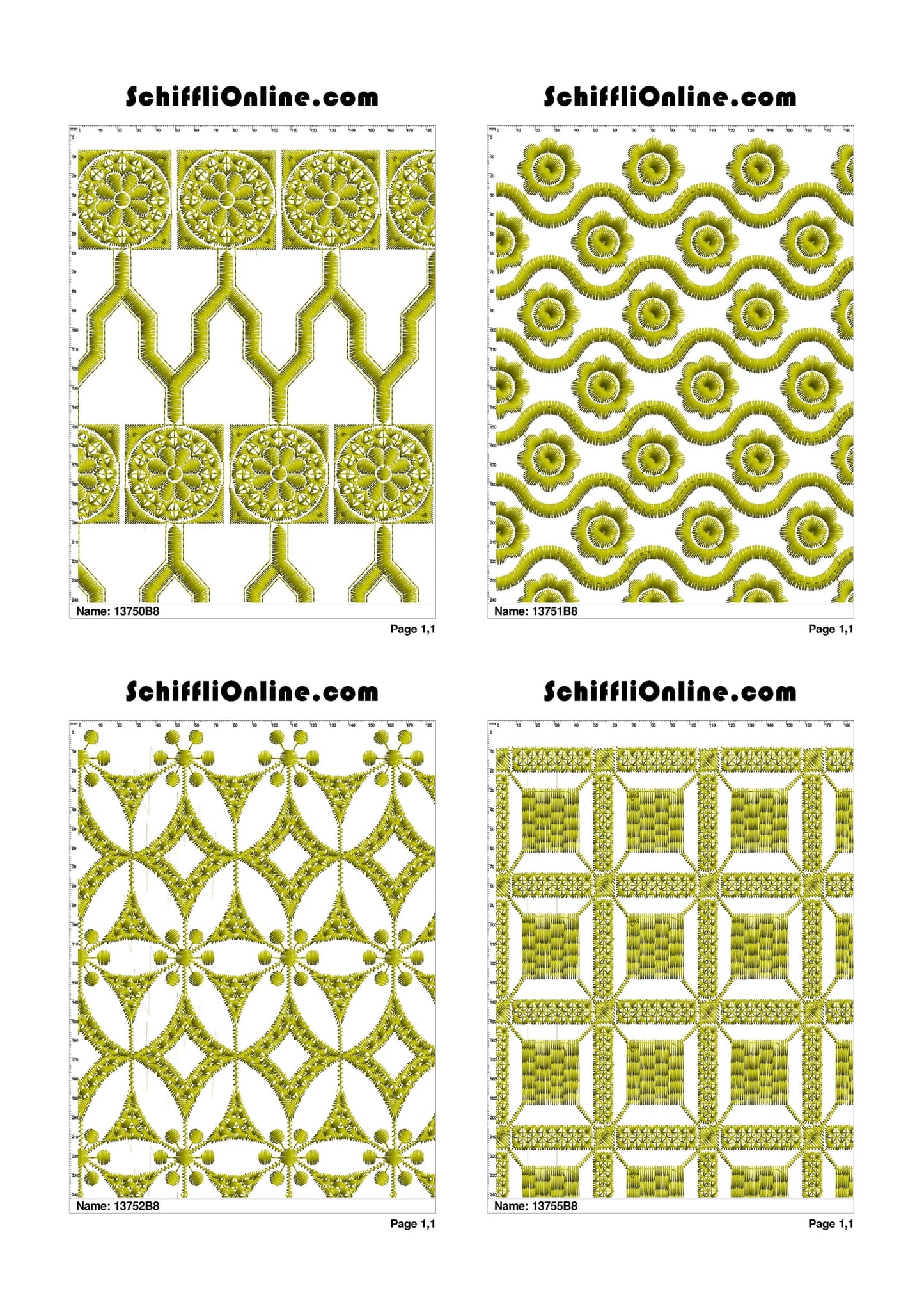 ALLOVER BORER 8X4 VOL 1 - 500 DESIGNS