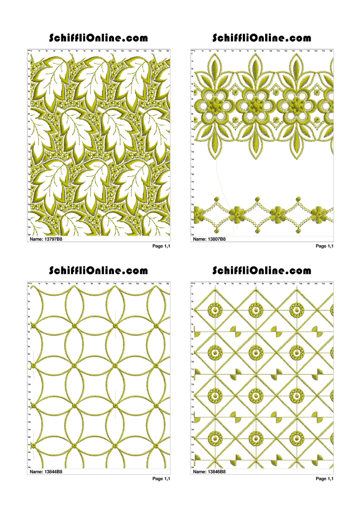 ALLOVER BORER 8X4 VOL 1 - 500 DESIGNS