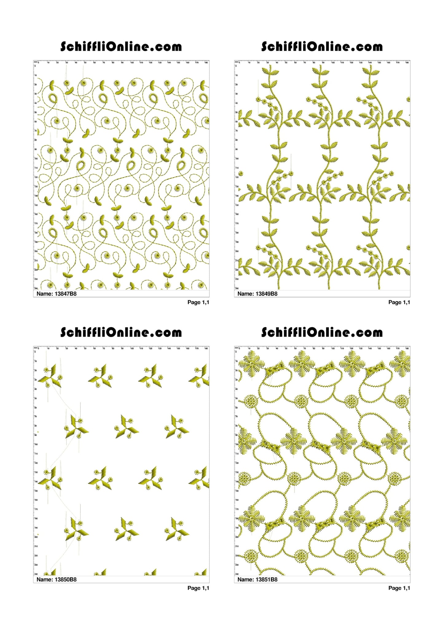ALLOVER BORER 8X4 VOL 1 - 500 DESIGNS