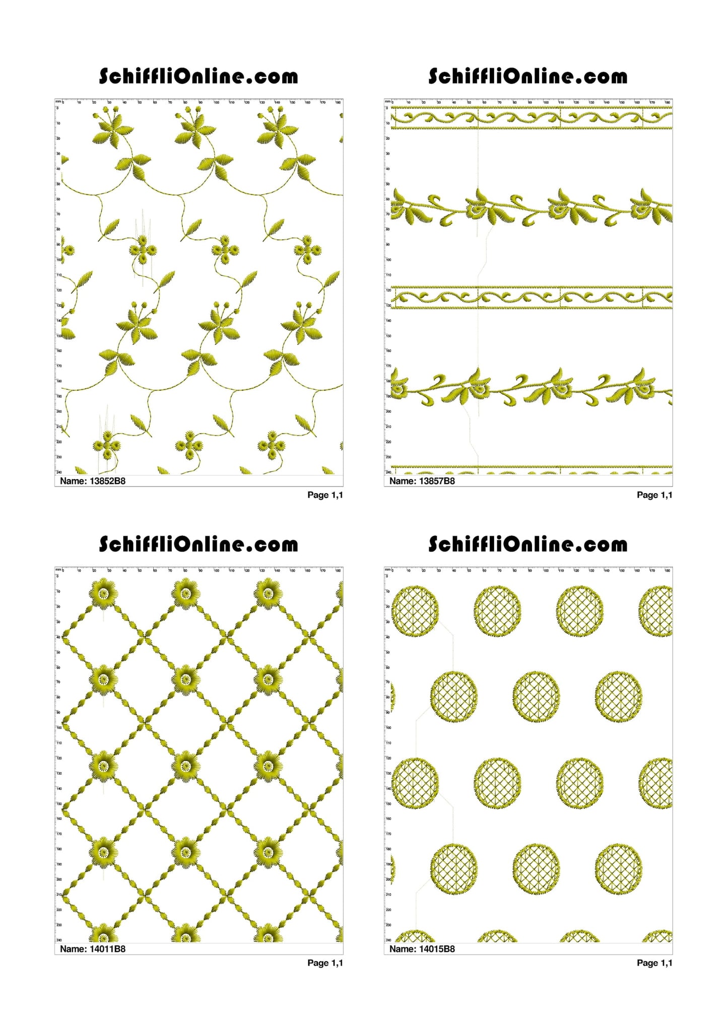 ALLOVER BORER 8X4 VOL 1 - 500 DESIGNS