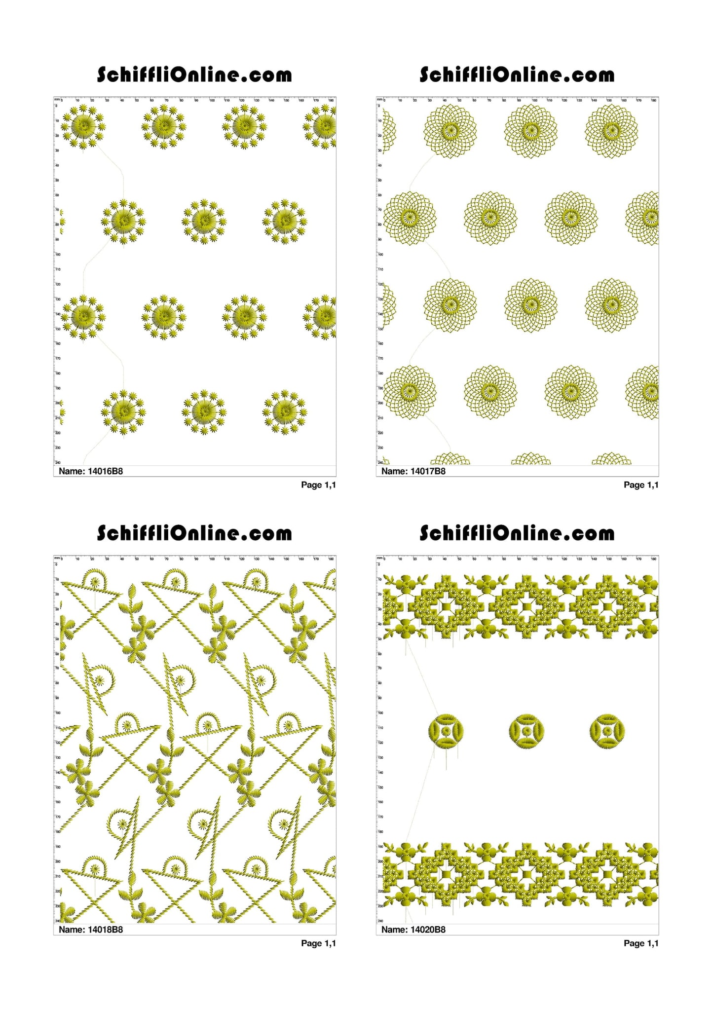 ALLOVER BORER 8X4 VOL 1 - 500 DESIGNS