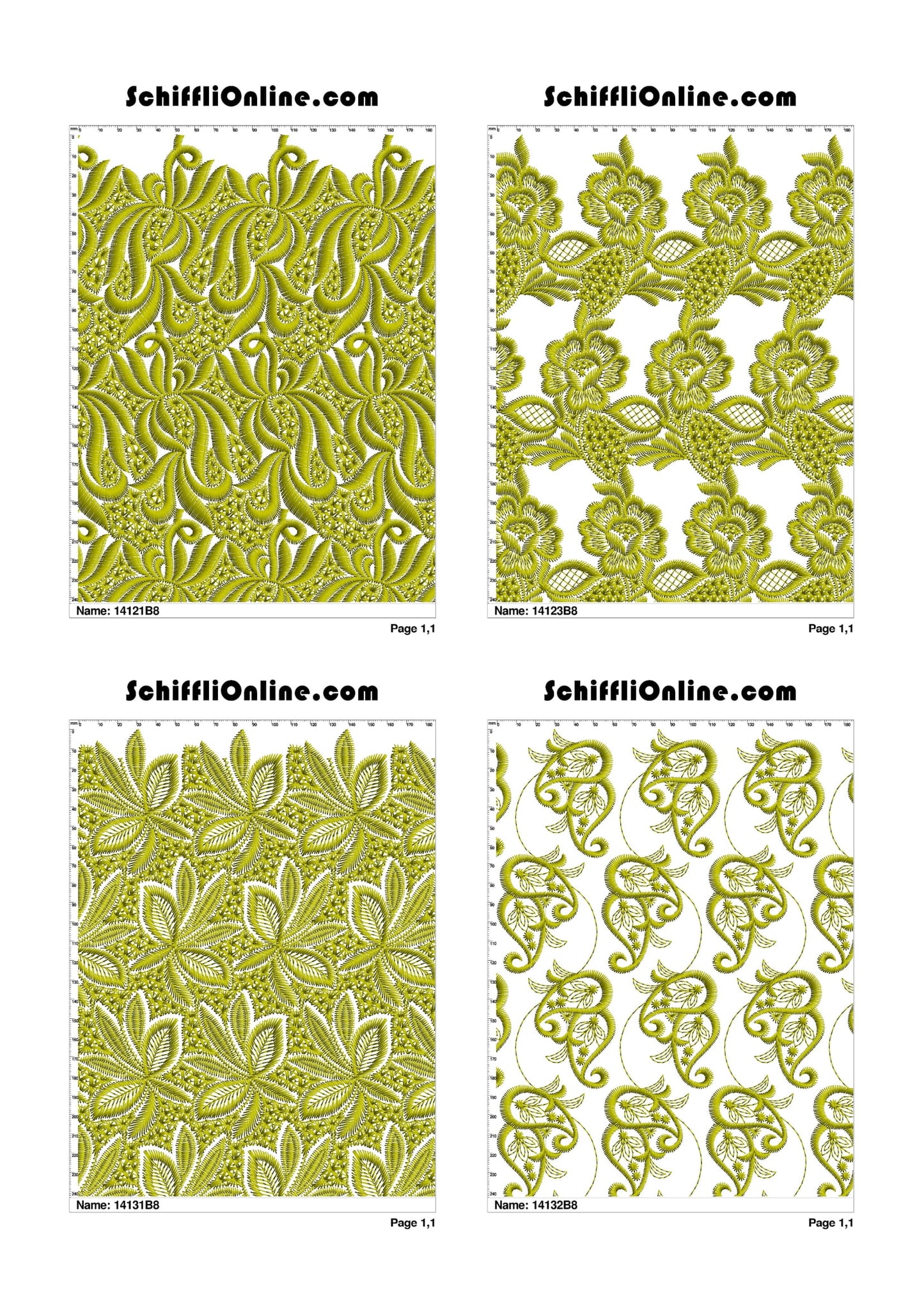 ALLOVER BORER 8X4 VOL 1 - 500 DESIGNS
