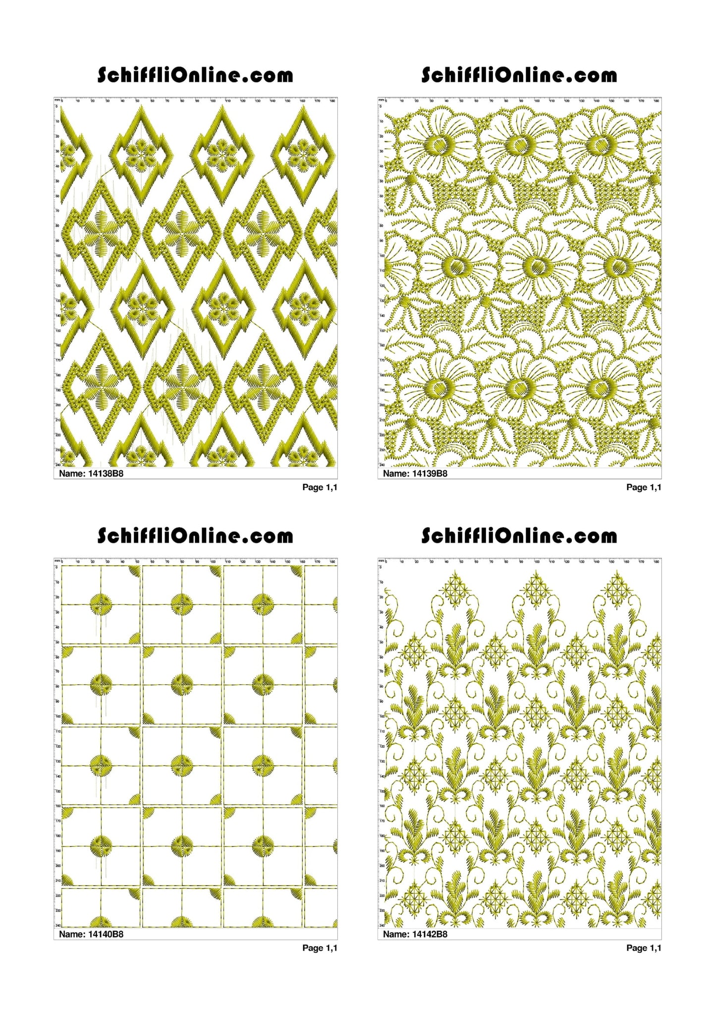 ALLOVER BORER 8X4 VOL 1 - 500 DESIGNS