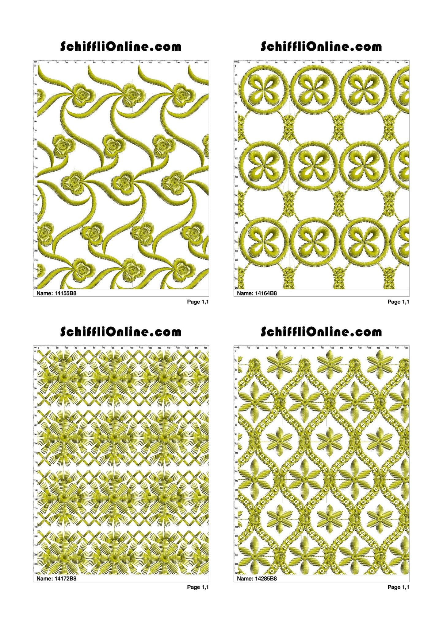 ALLOVER BORER 8X4 VOL 1 - 500 DESIGNS