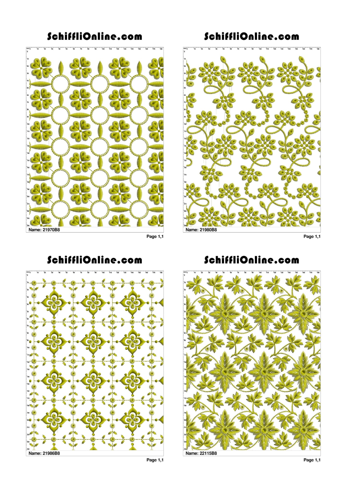 ALLOVER BORER 8X4 VOL 2 - 500 DESIGNS