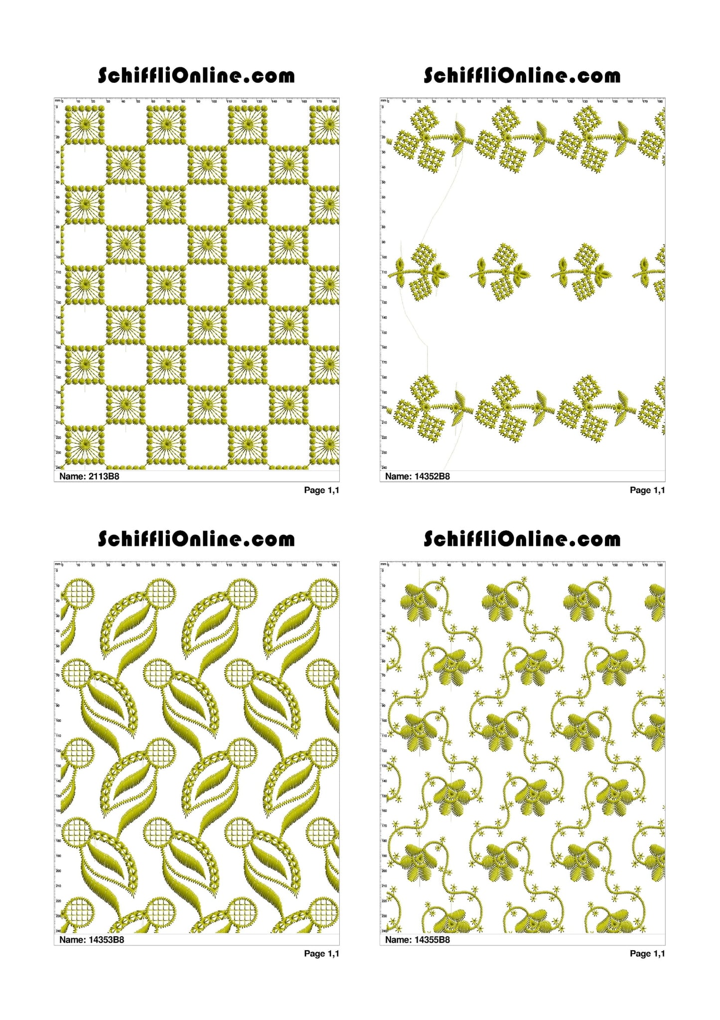 ALLOVER BORER 8X4 VOL 2 - 500 DESIGNS