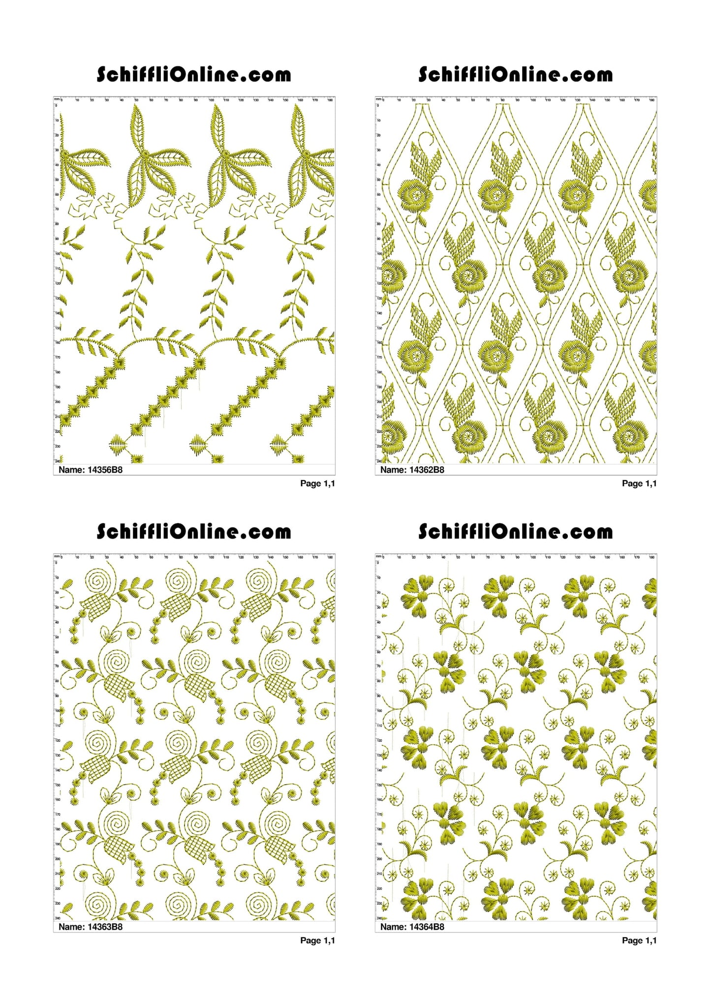 ALLOVER BORER 8X4 VOL 2 - 500 DESIGNS