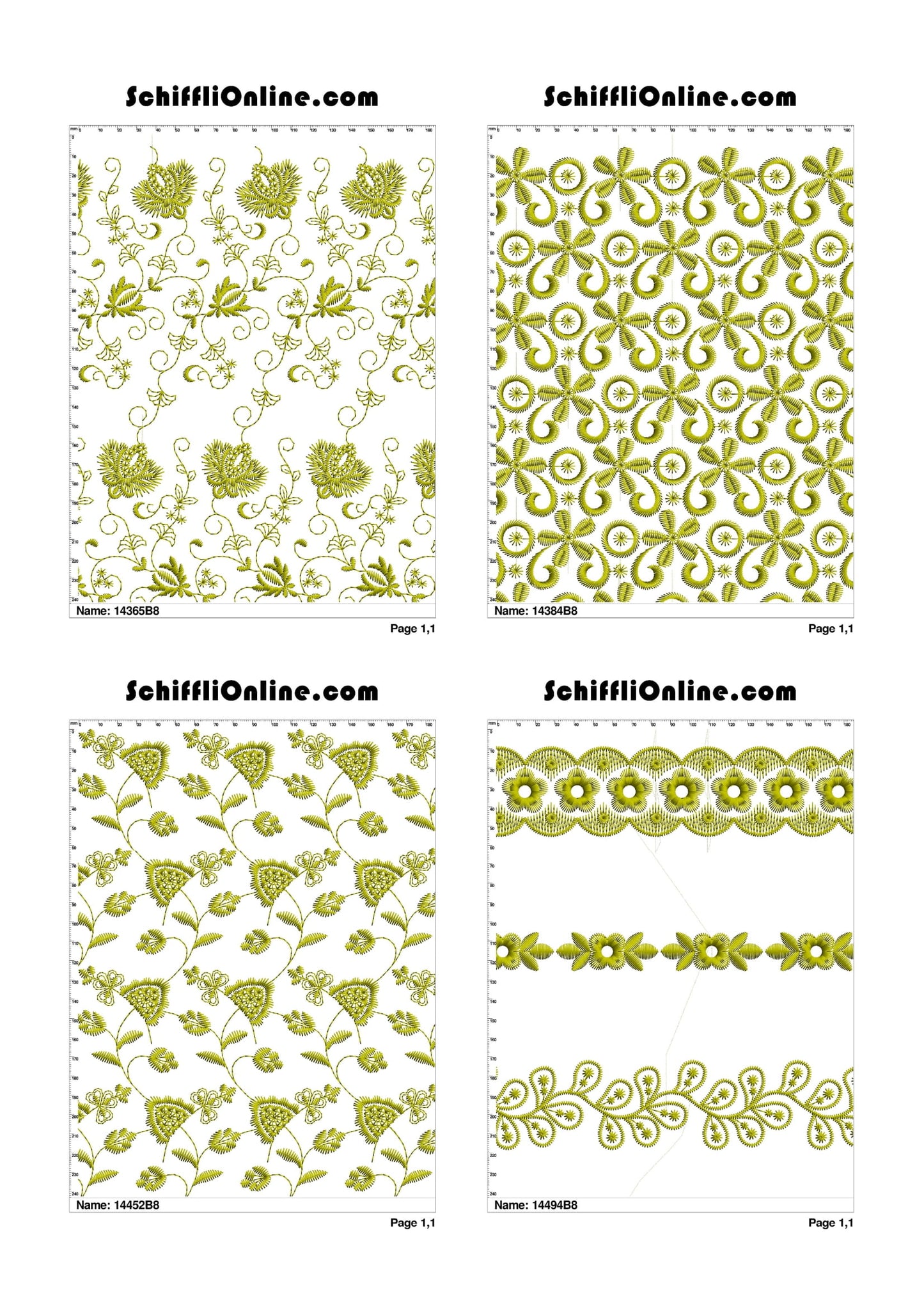 ALLOVER BORER 8X4 VOL 2 - 500 DESIGNS