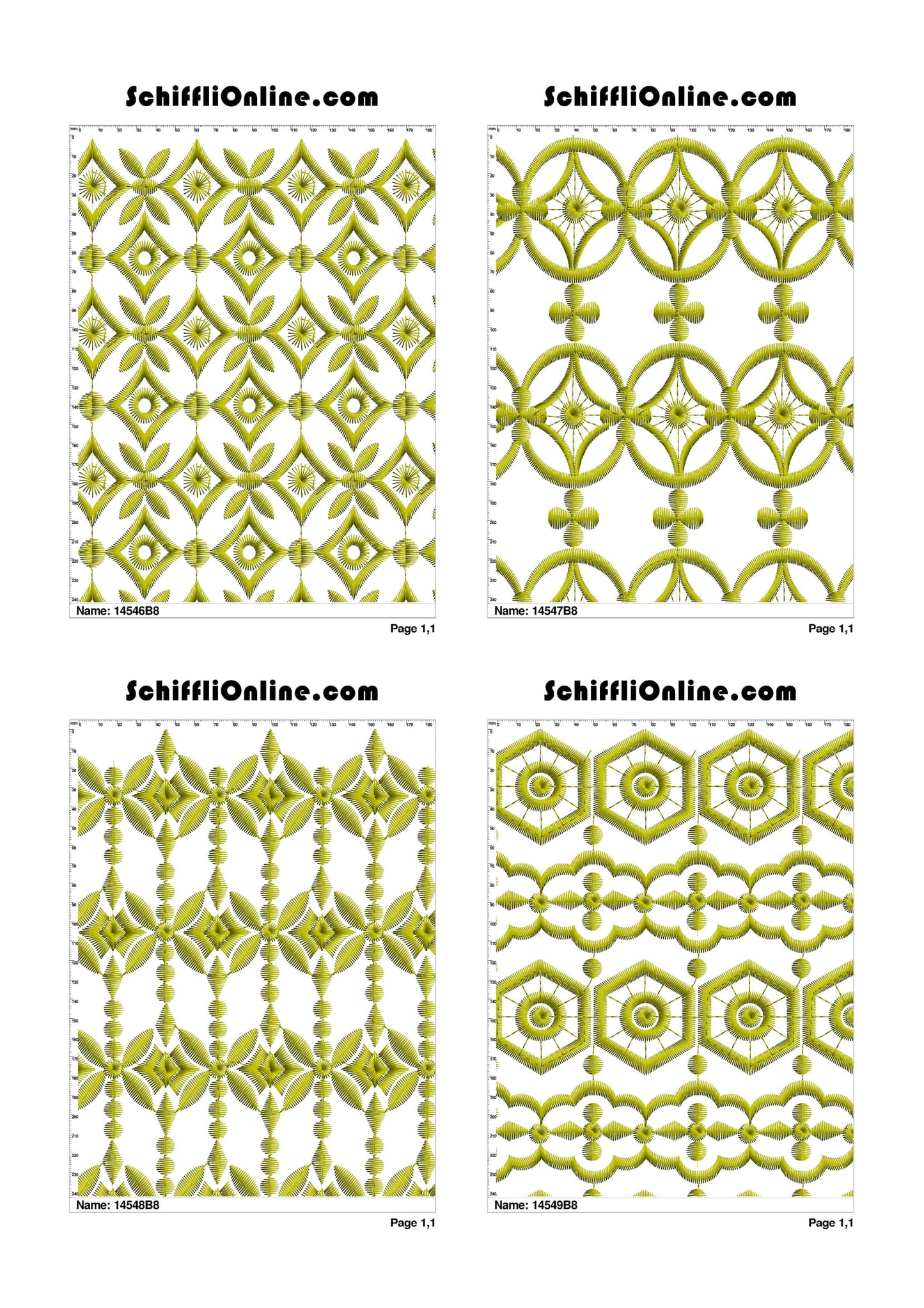 ALLOVER BORER 8X4 VOL 2 - 500 DESIGNS