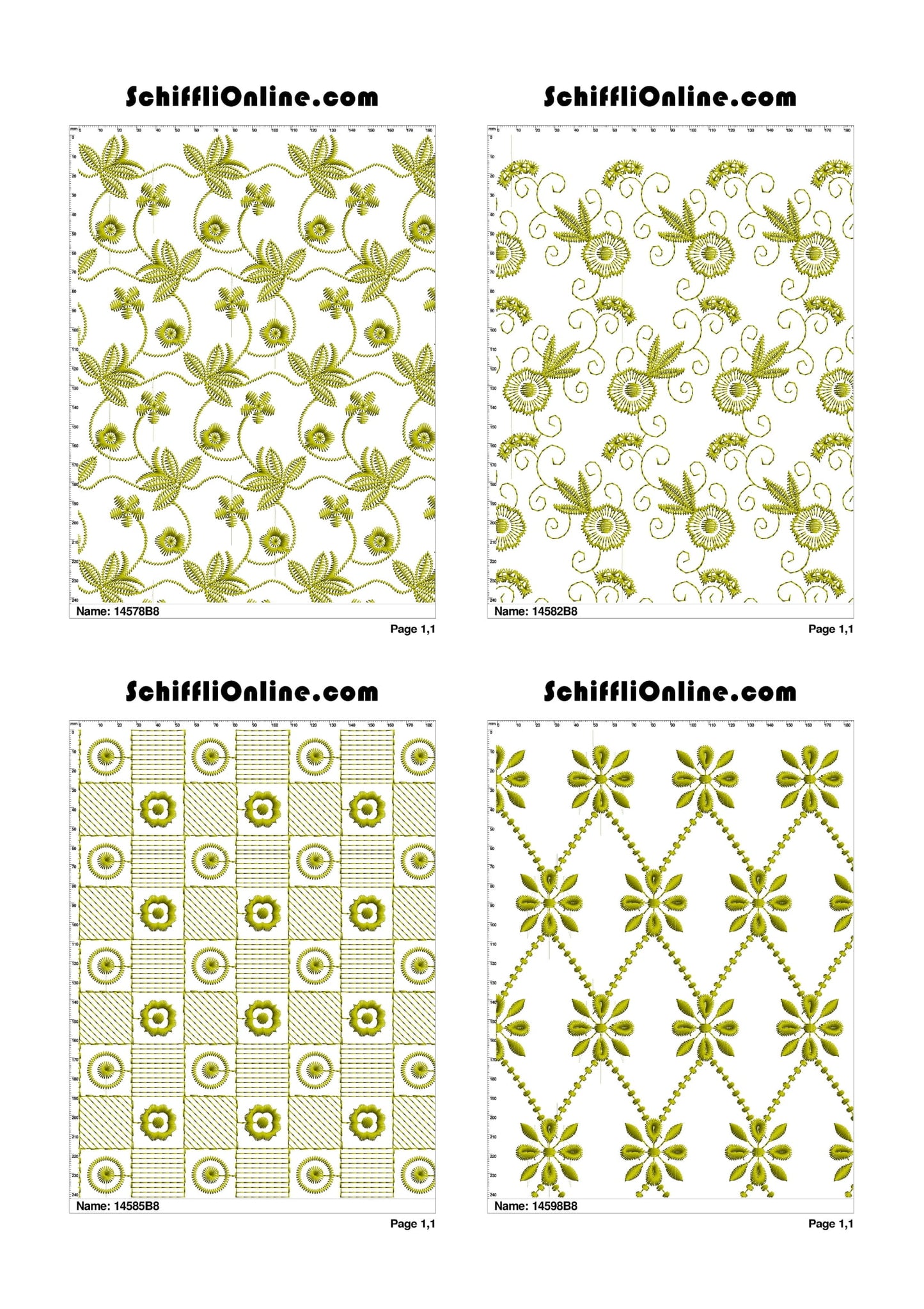 ALLOVER BORER 8X4 VOL 2 - 500 DESIGNS
