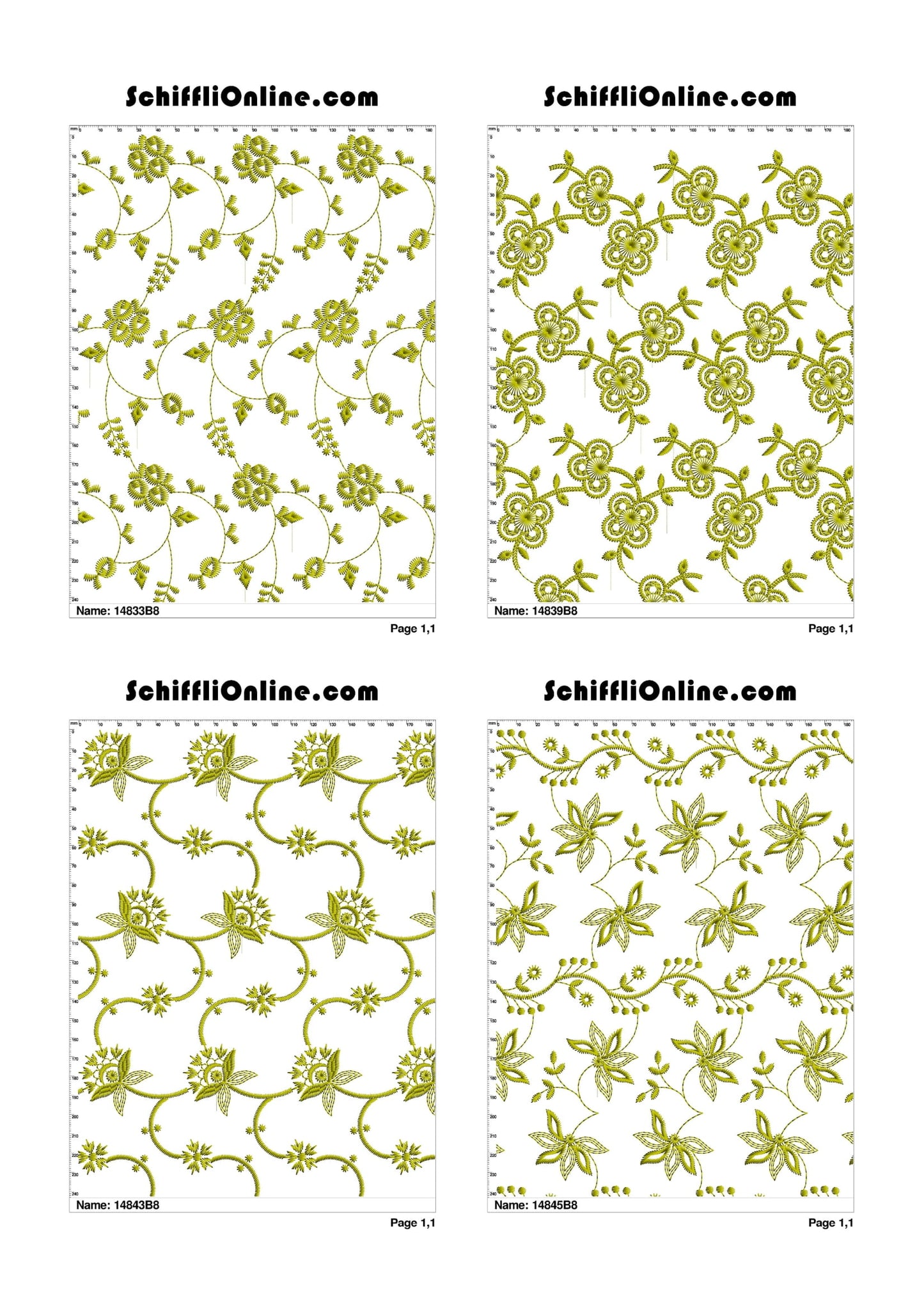 ALLOVER BORER 8X4 VOL 2 - 500 DESIGNS