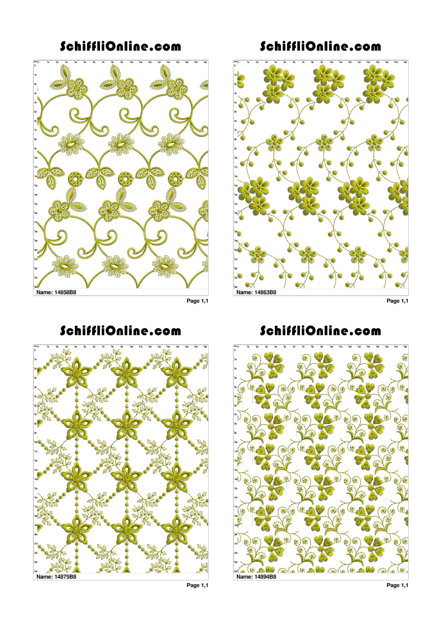 ALLOVER BORER 8X4 VOL 2 - 500 DESIGNS