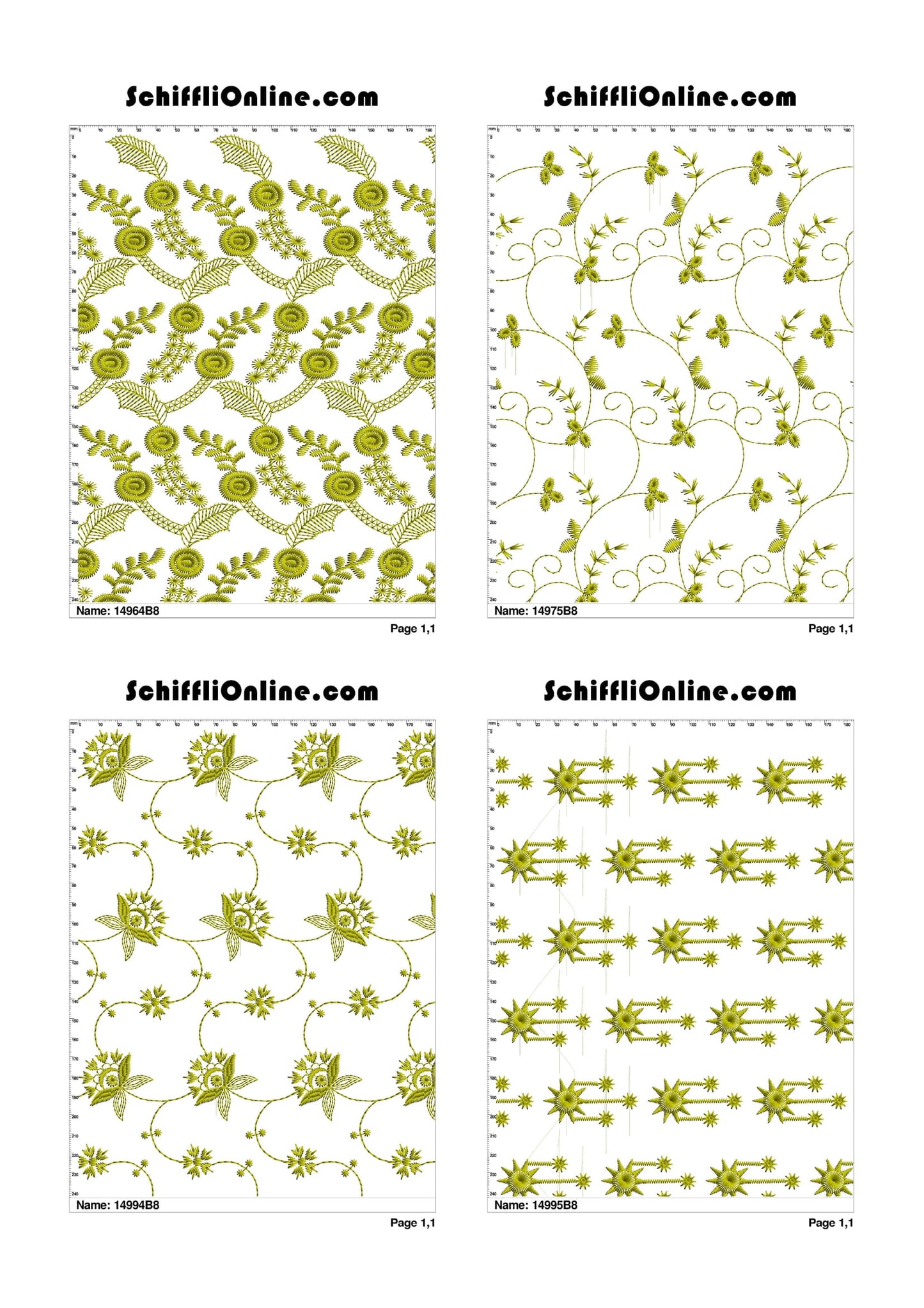 ALLOVER BORER 8X4 VOL 2 - 500 DESIGNS