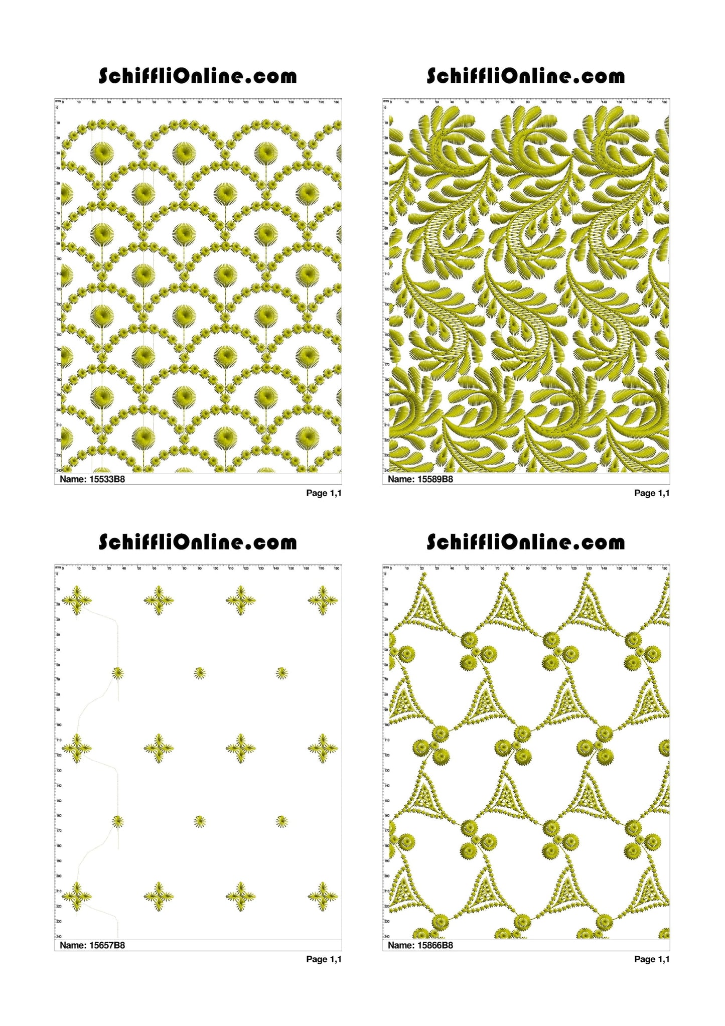 ALLOVER BORER 8X4 VOL 2 - 500 DESIGNS