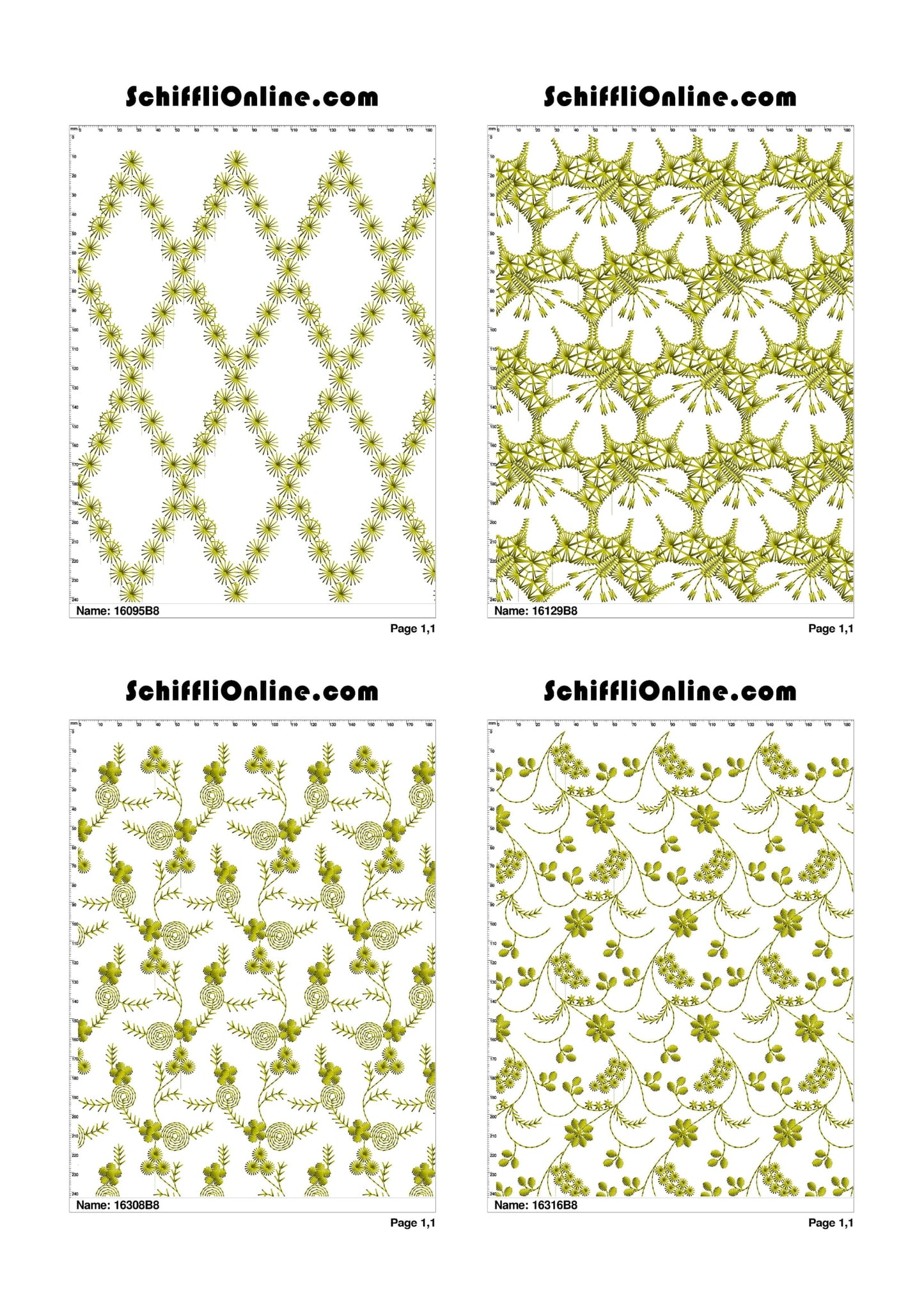 ALLOVER BORER 8X4 VOL 2 - 500 DESIGNS