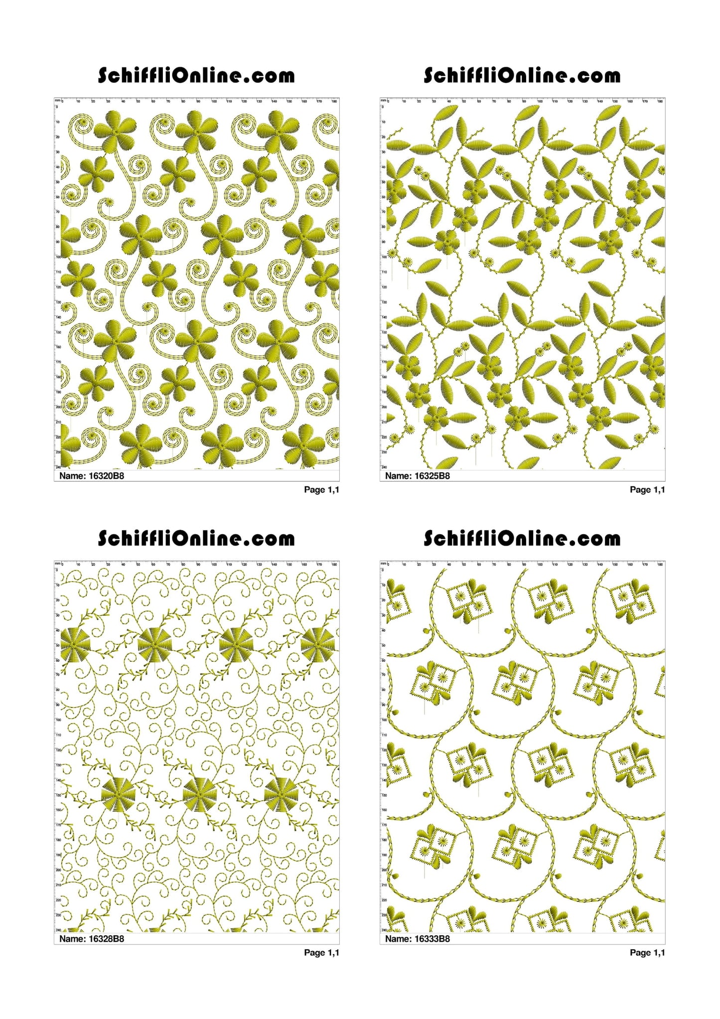 ALLOVER BORER 8X4 VOL 2 - 500 DESIGNS