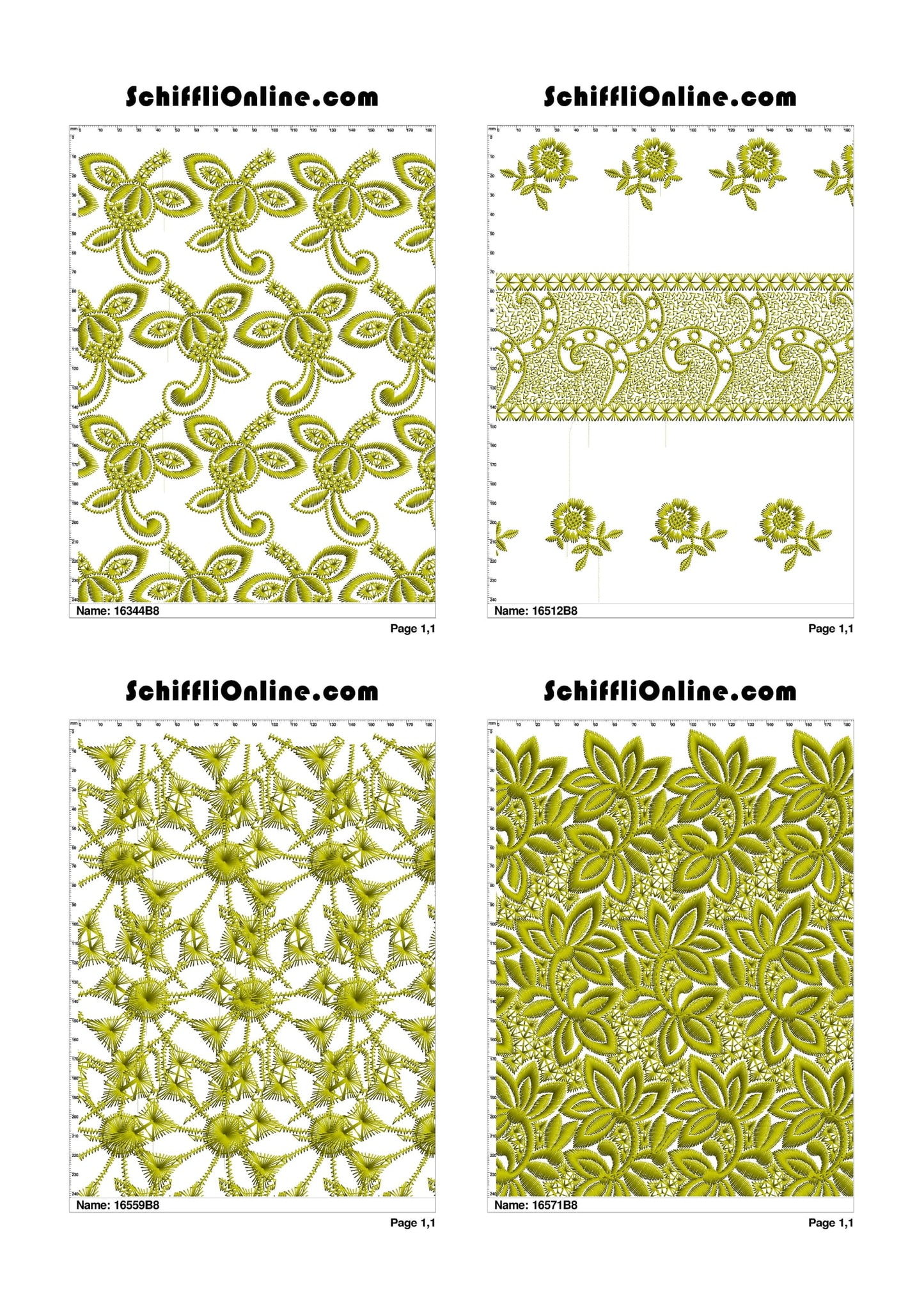 ALLOVER BORER 8X4 VOL 2 - 500 DESIGNS