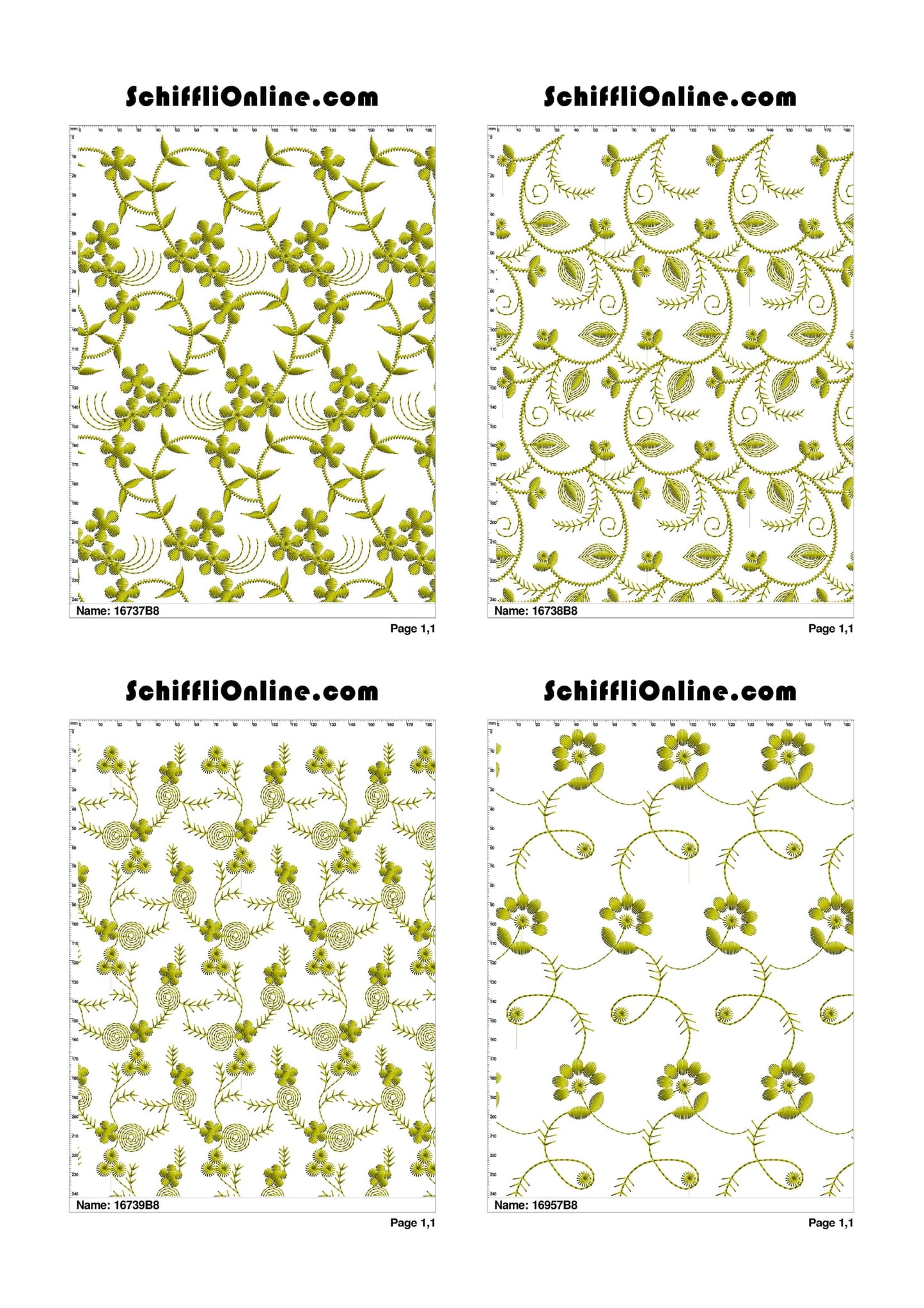 ALLOVER BORER 8X4 VOL 2 - 500 DESIGNS