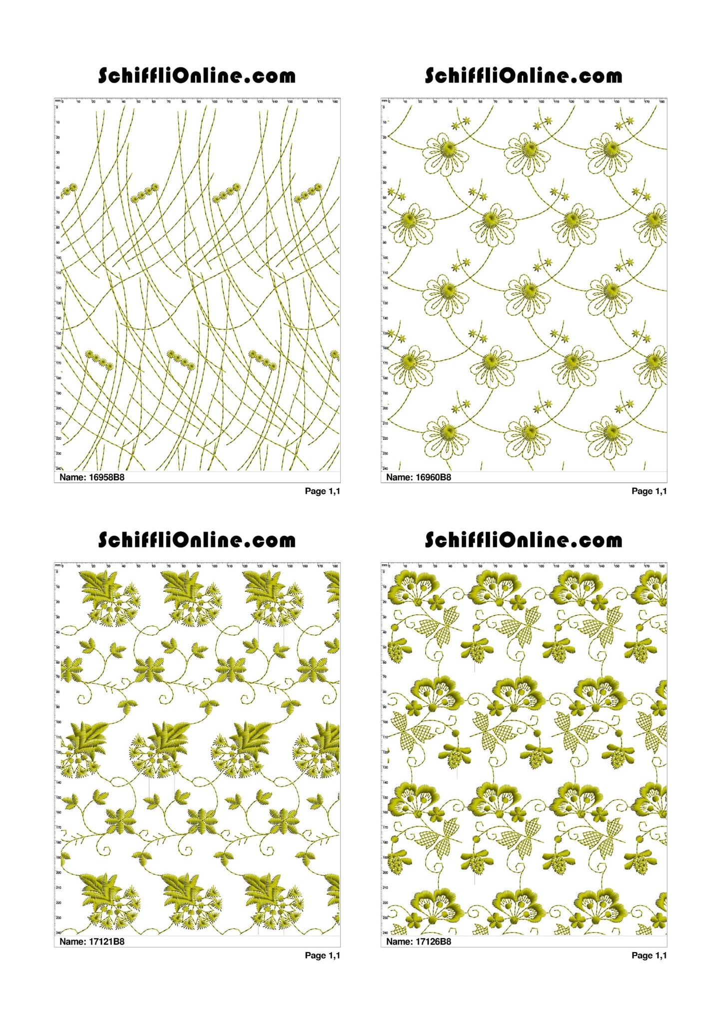 ALLOVER BORER 8X4 VOL 2 - 500 DESIGNS