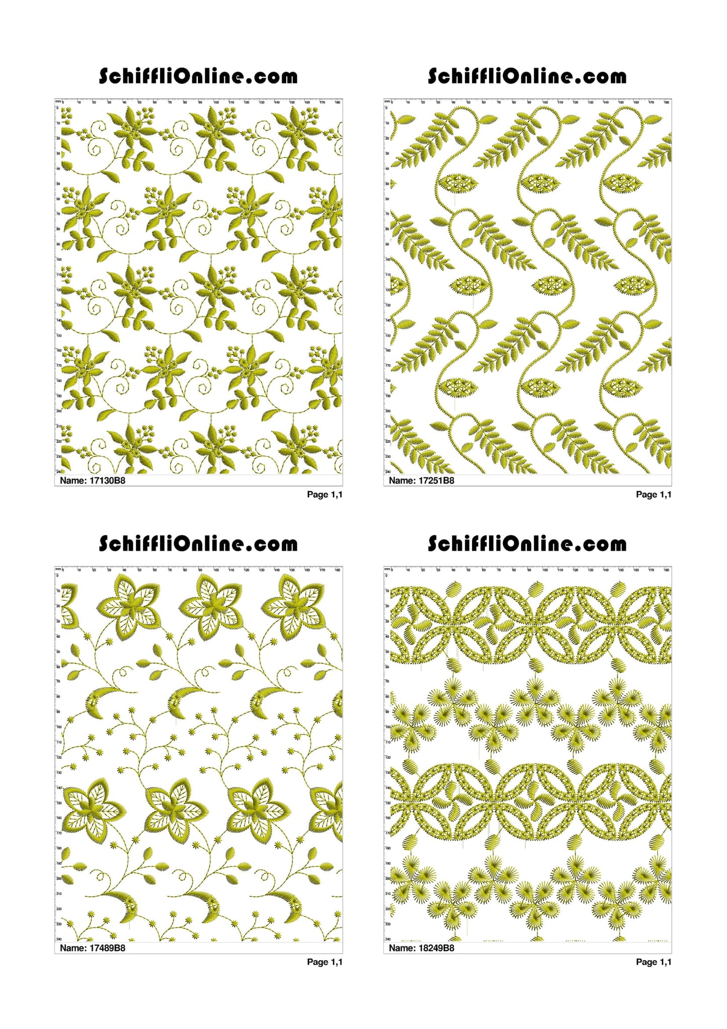 ALLOVER BORER 8X4 VOL 2 - 500 DESIGNS
