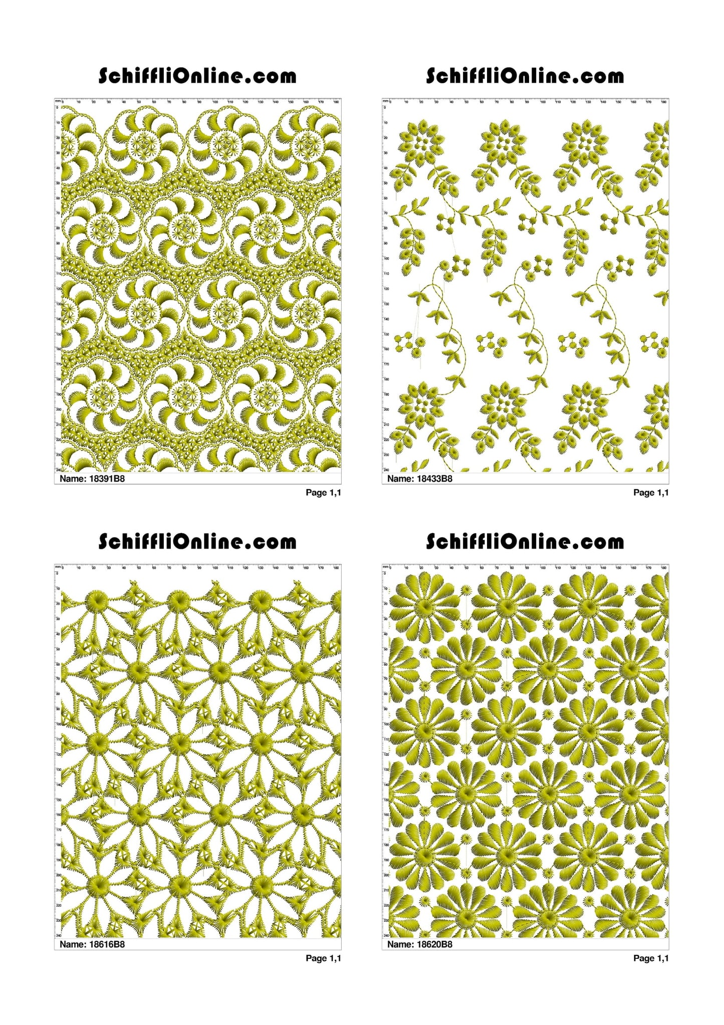 ALLOVER BORER 8X4 VOL 2 - 500 DESIGNS