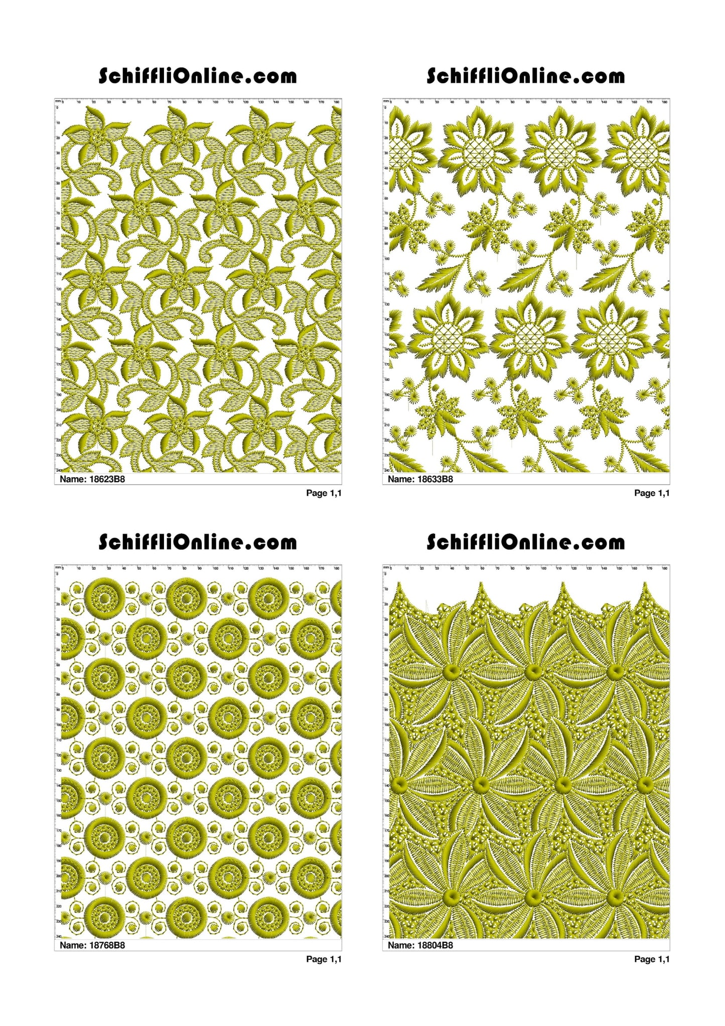 ALLOVER BORER 8X4 VOL 2 - 500 DESIGNS