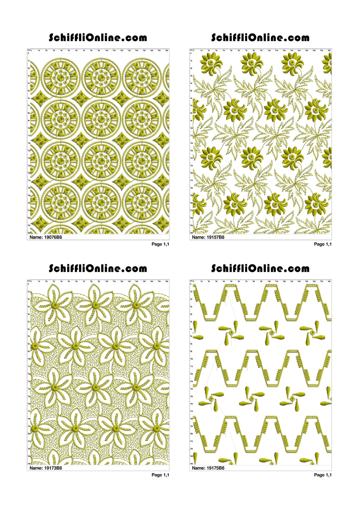 ALLOVER BORER 8X4 VOL 2 - 500 DESIGNS