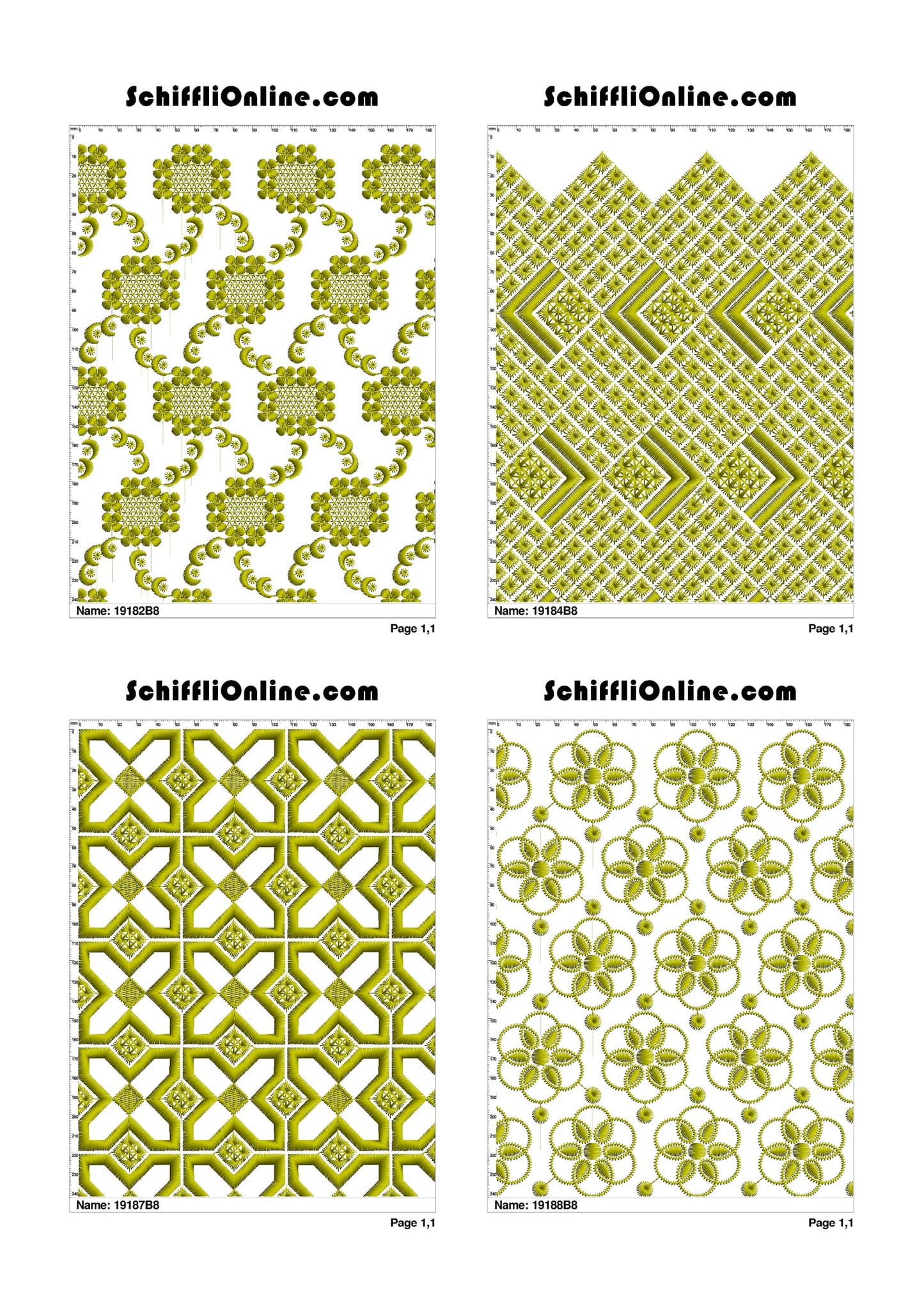 ALLOVER BORER 8X4 VOL 2 - 500 DESIGNS