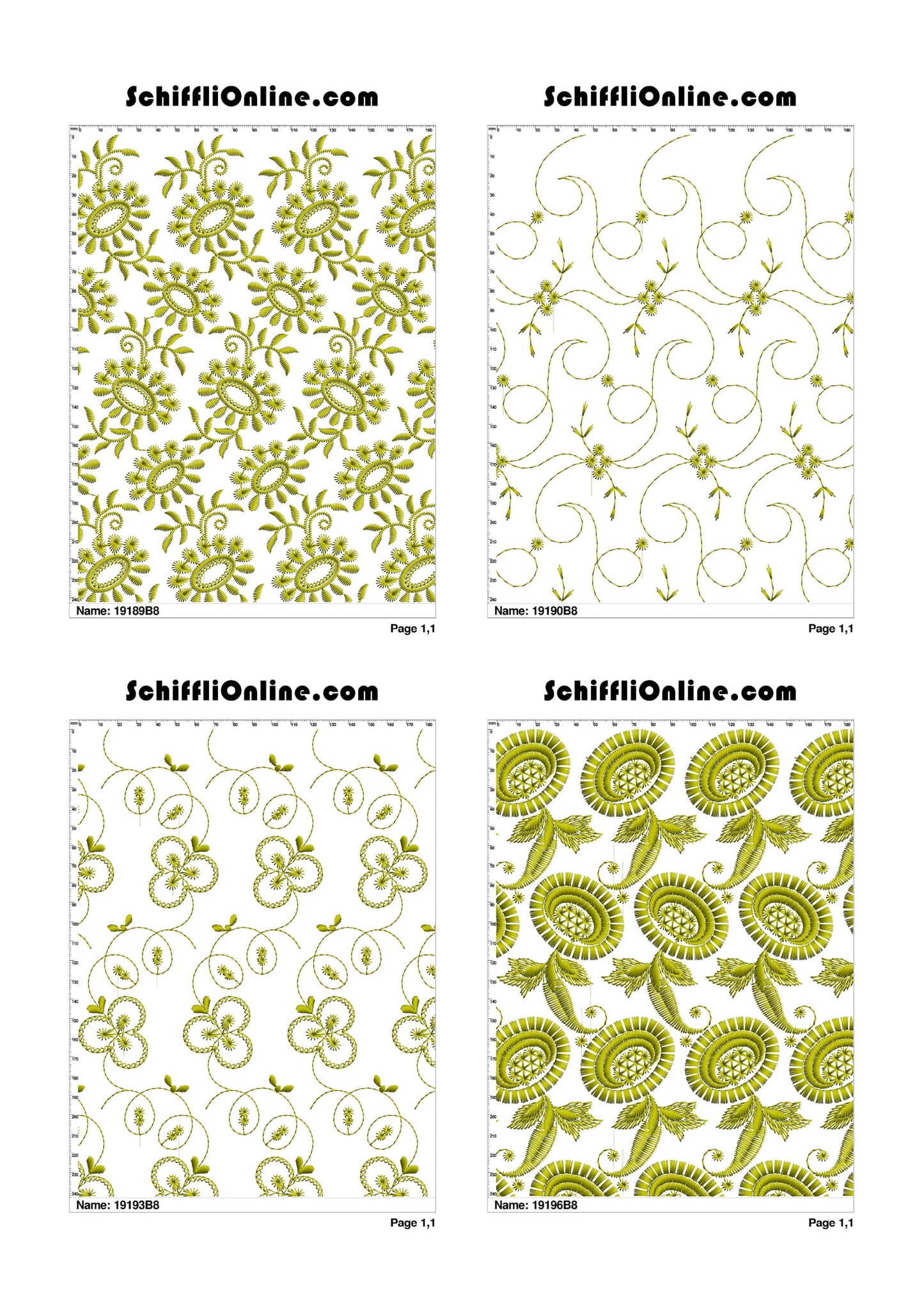 ALLOVER BORER 8X4 VOL 2 - 500 DESIGNS
