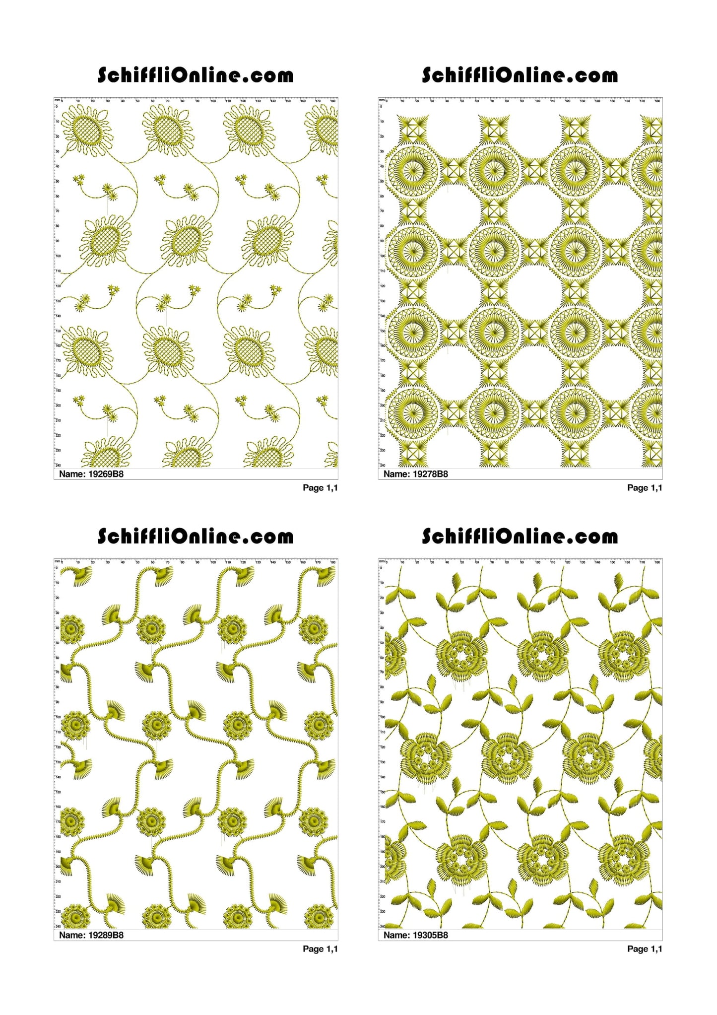 ALLOVER BORER 8X4 VOL 2 - 500 DESIGNS