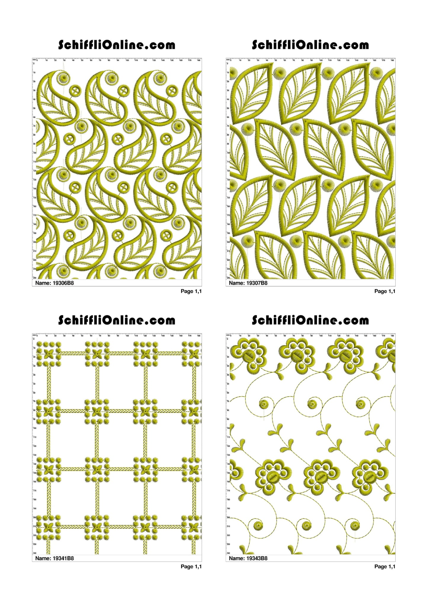 ALLOVER BORER 8X4 VOL 2 - 500 DESIGNS